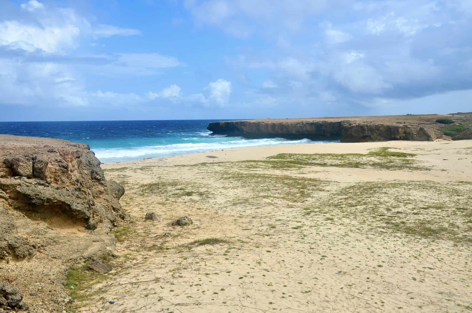 First beach at Dos Playa at Arikok National Park in Aruba