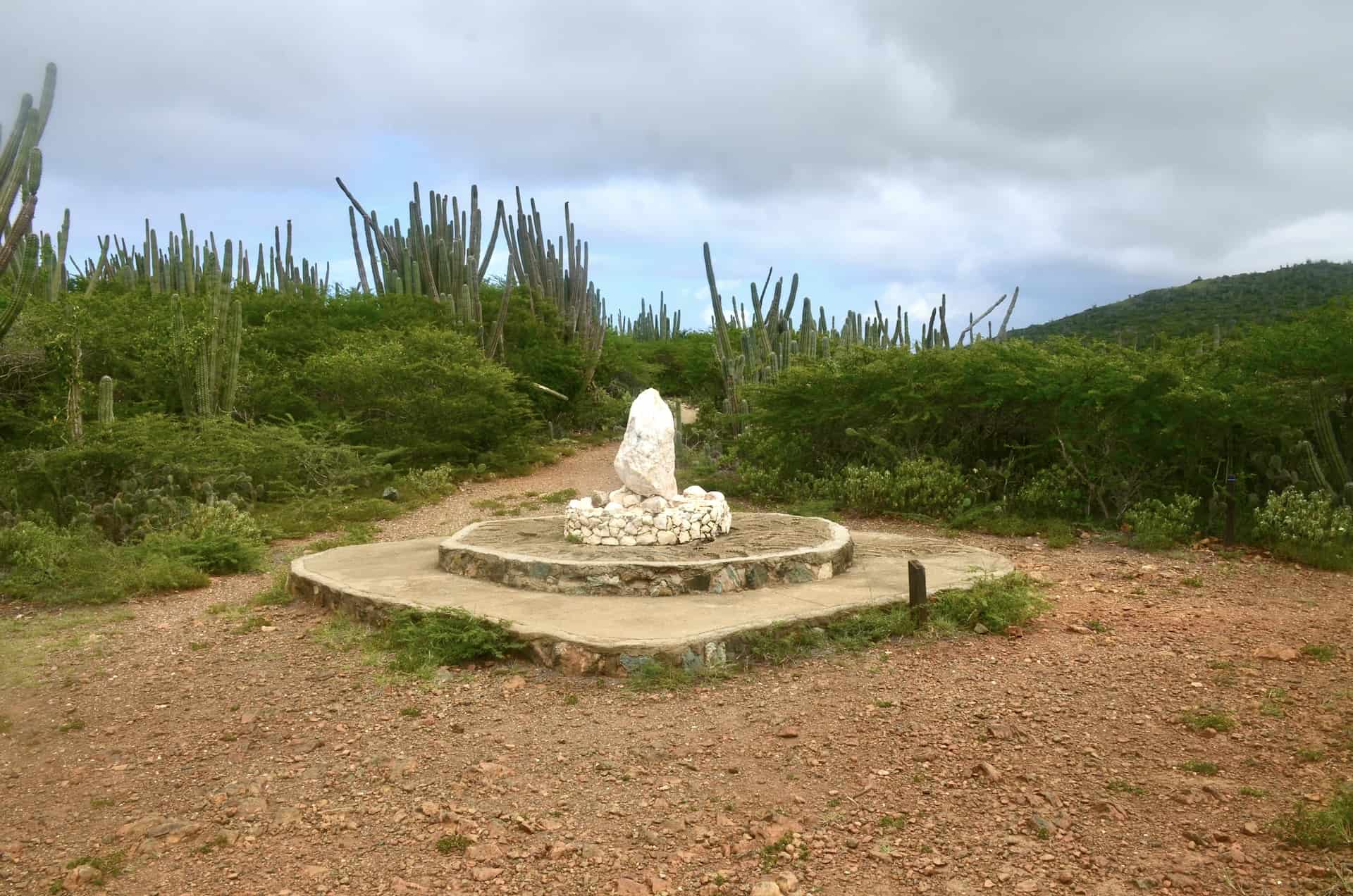 Monument on the Miralamar trail