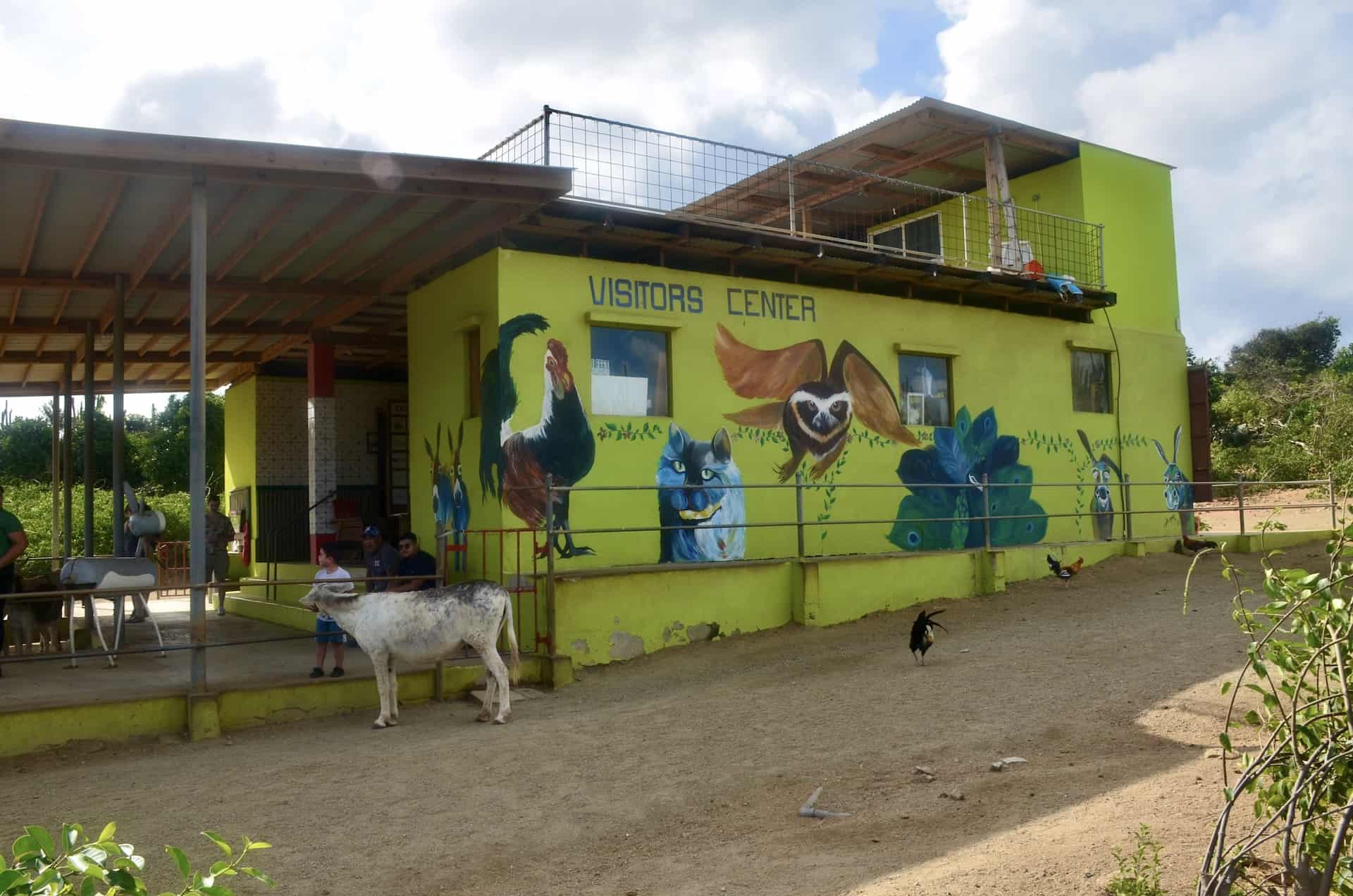 Visitor center at the Aruba Donkey Sanctuary in Santa Cruz, Aruba