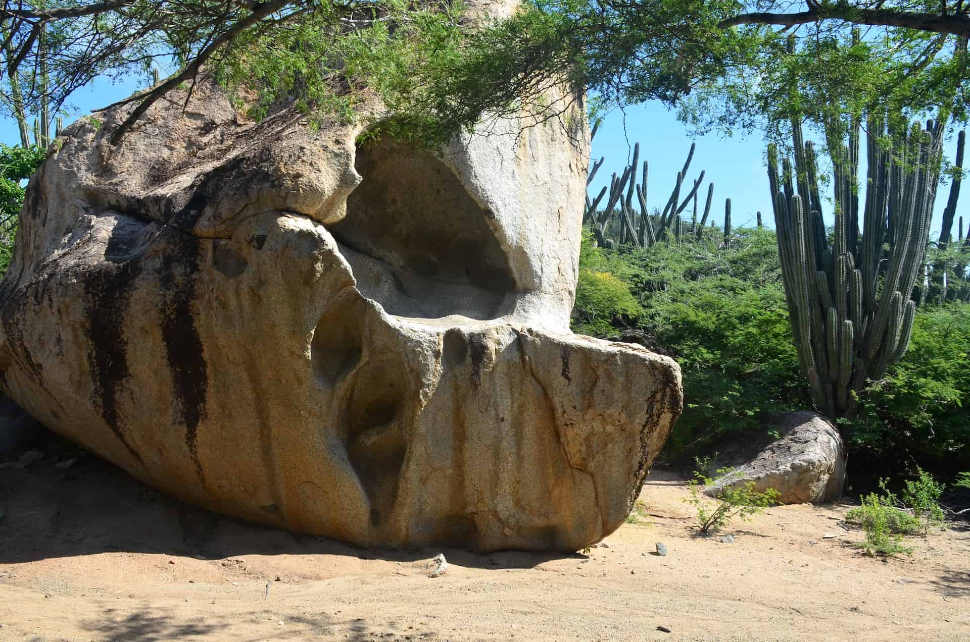 Large rock at the Ayo Rock Formations