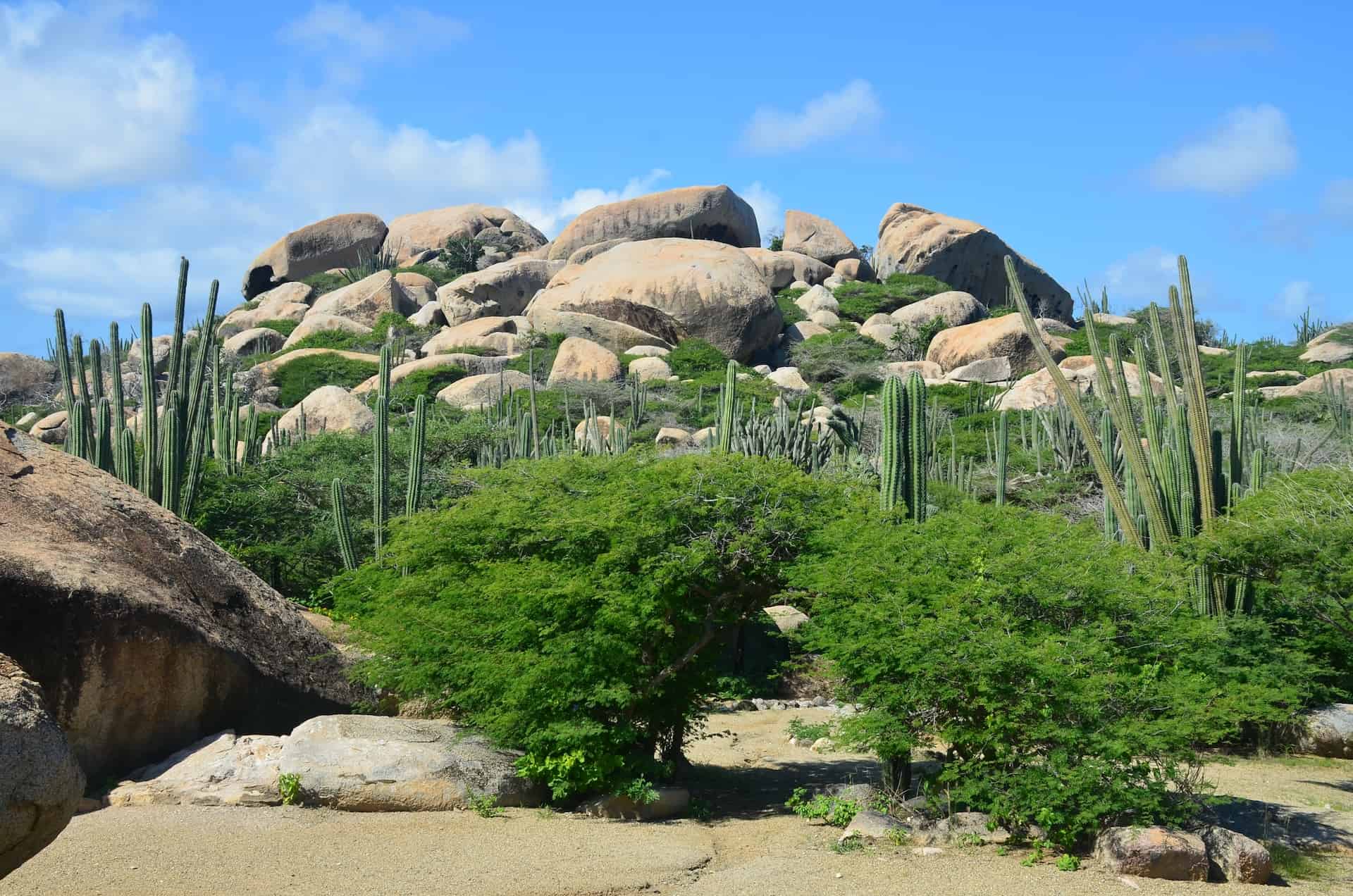 Ayo Rock Formations in Paradera, Aruba