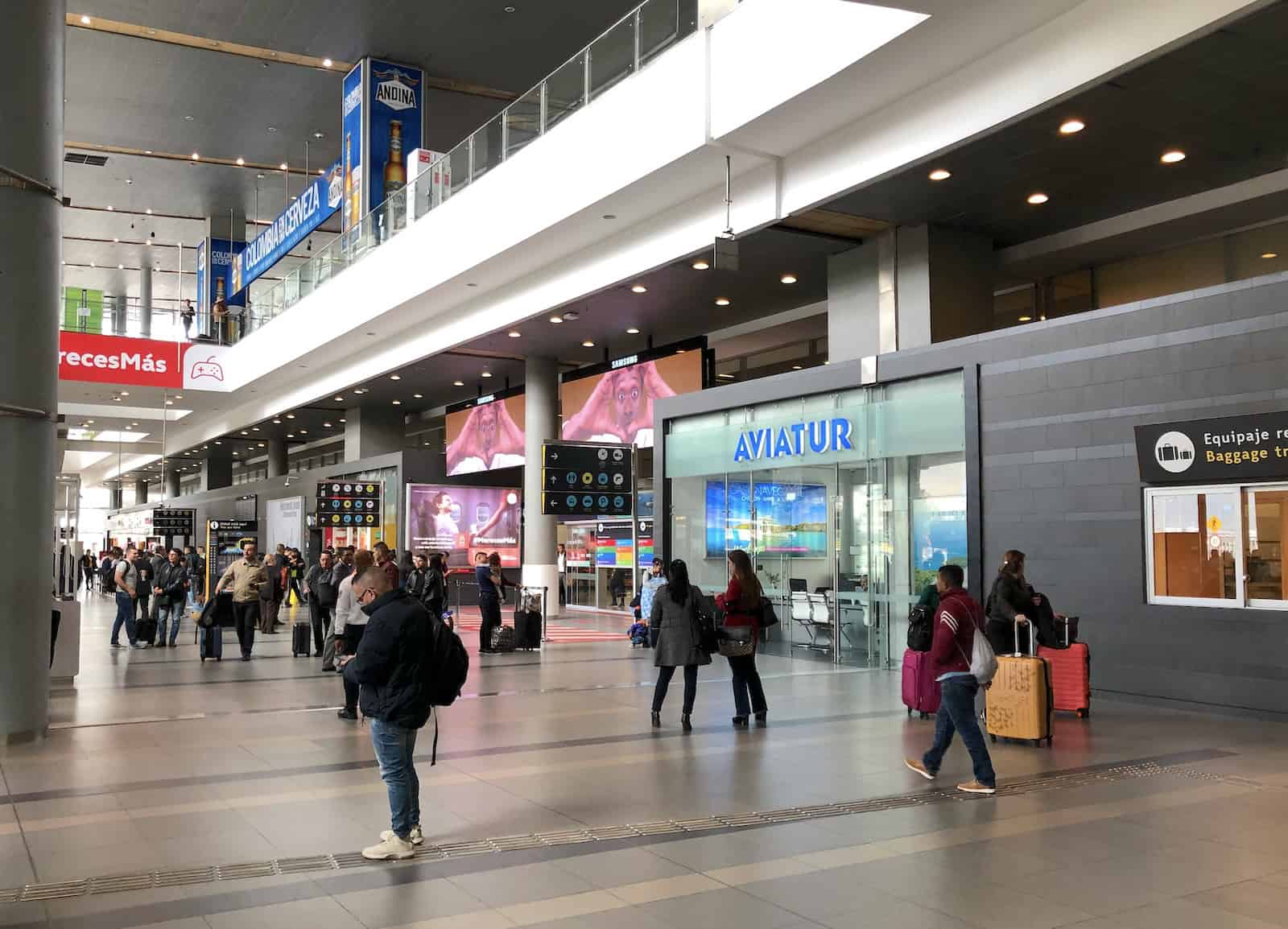 El Dorado International Airport in Bogotá, Colombia