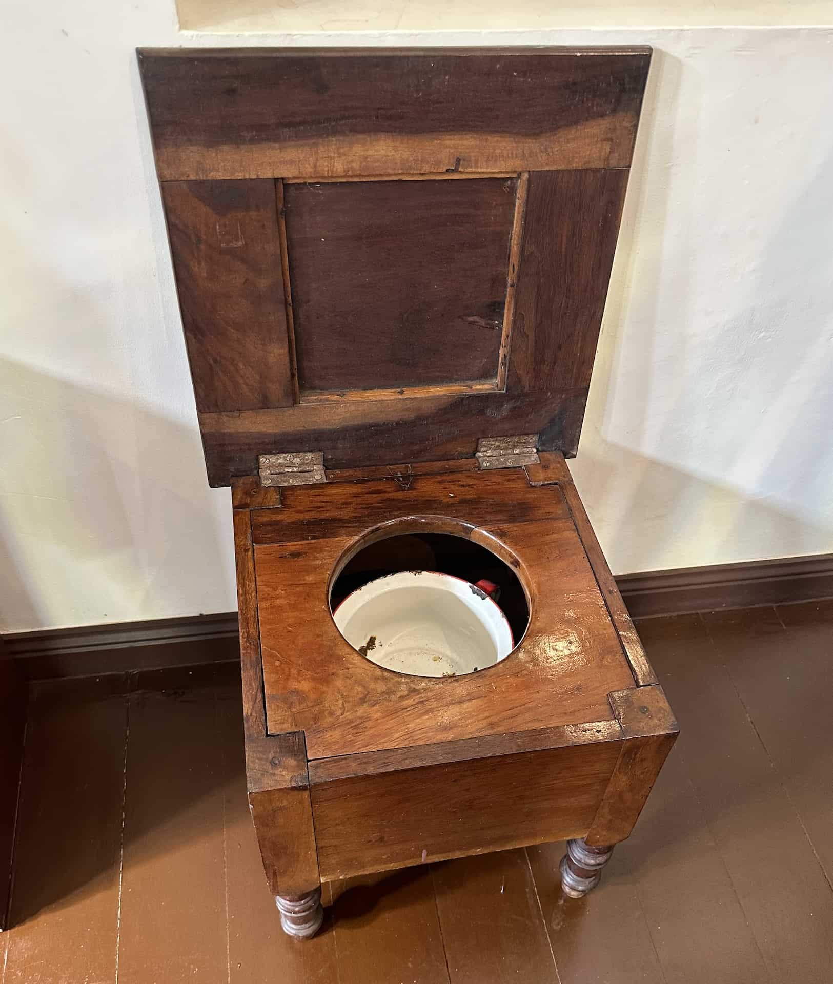 Chamber pot at the Community Museum
