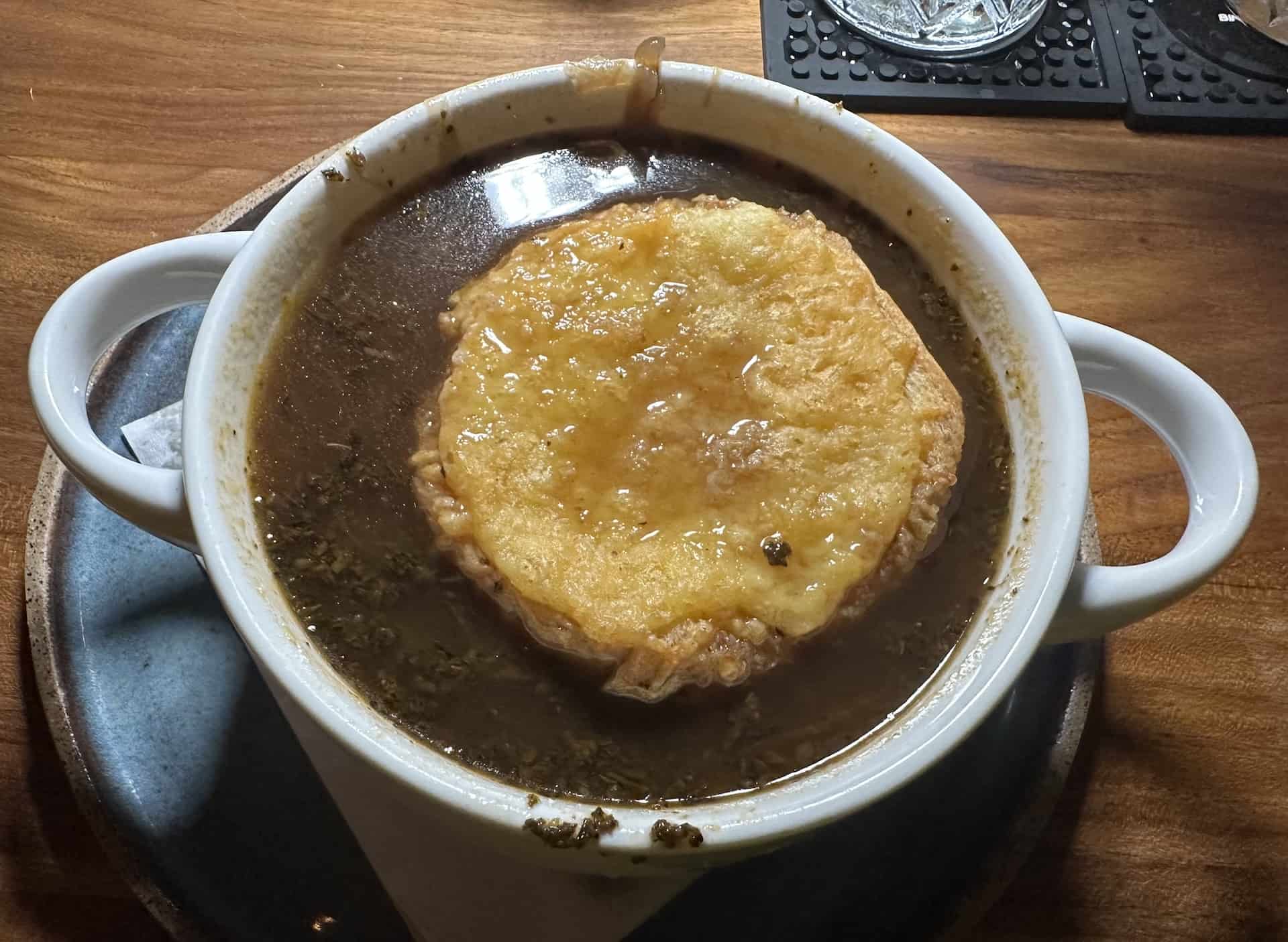 French onion soup at Bingo