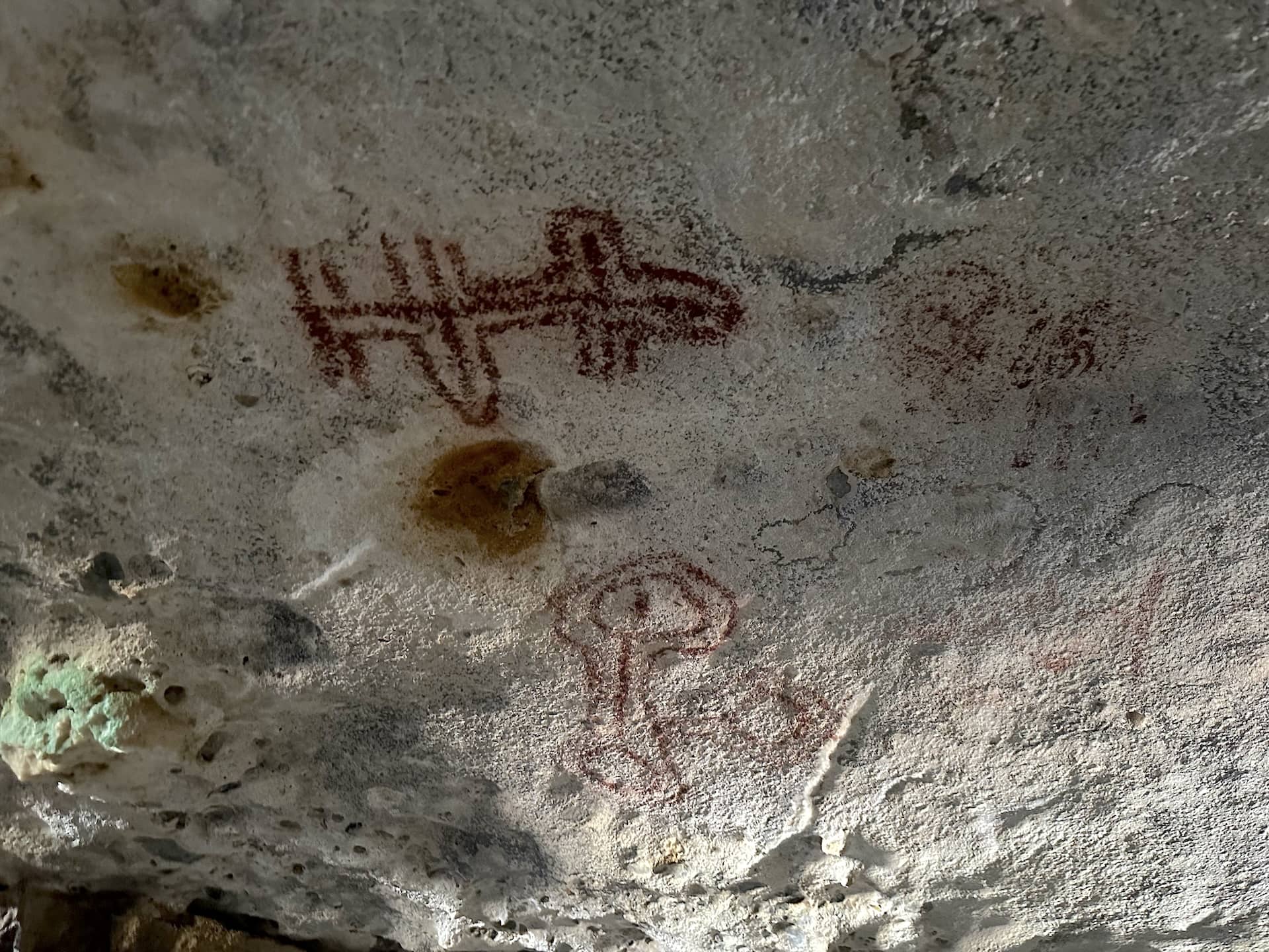 Pictographs at Fontein Cave