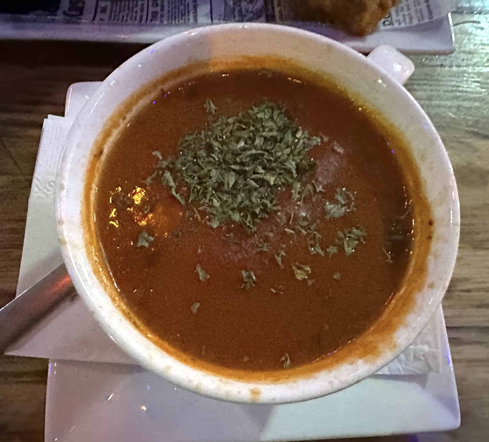 Tomato soup at Café 080