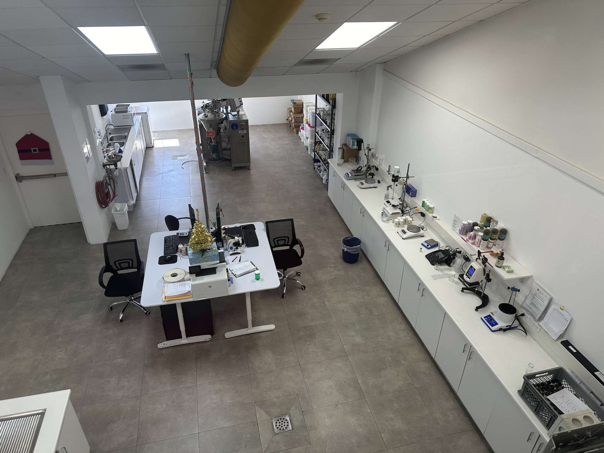 Research lab at the Aruba Aloe Factory