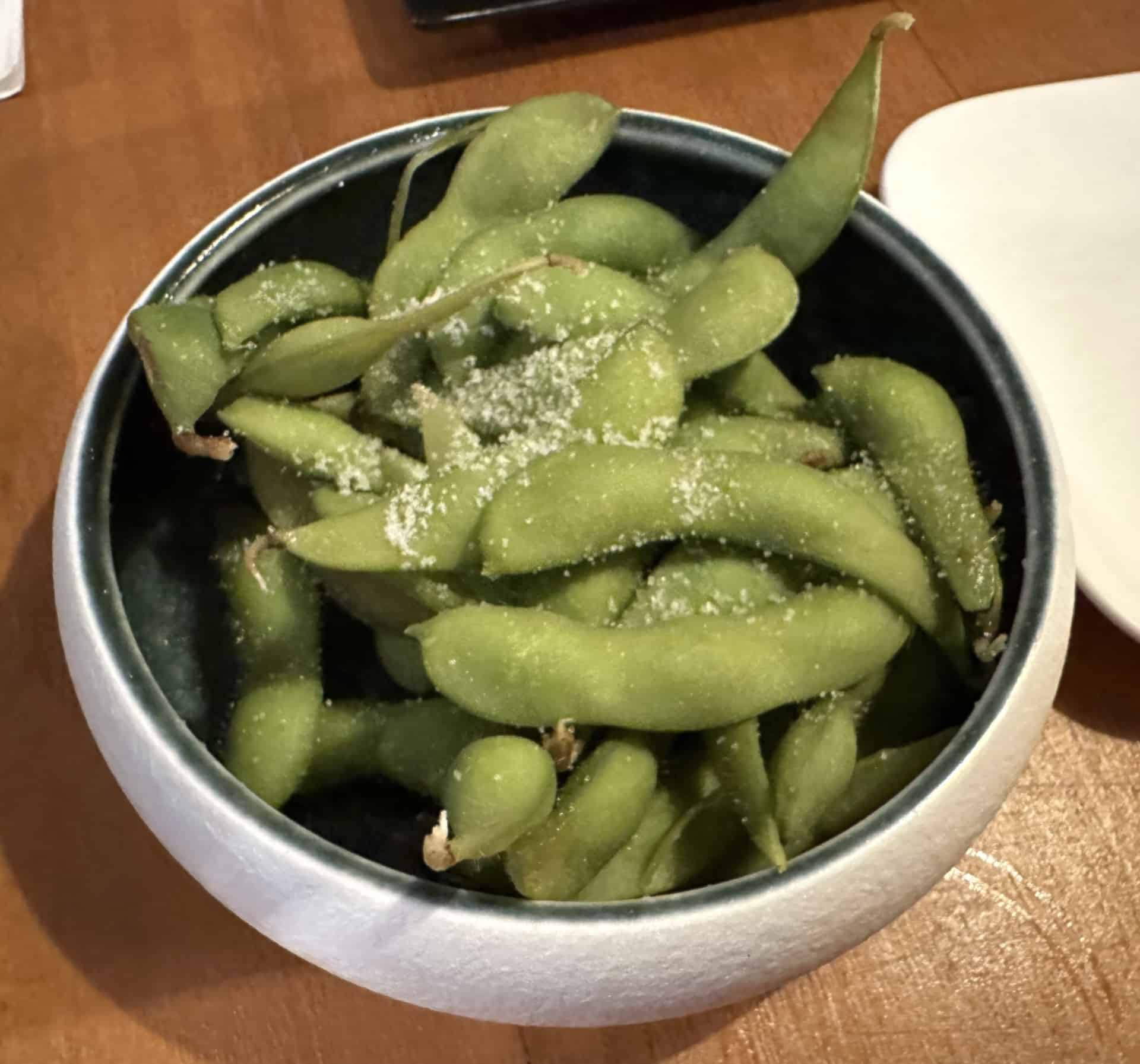 Edamame at Nikkei Sushi Bar