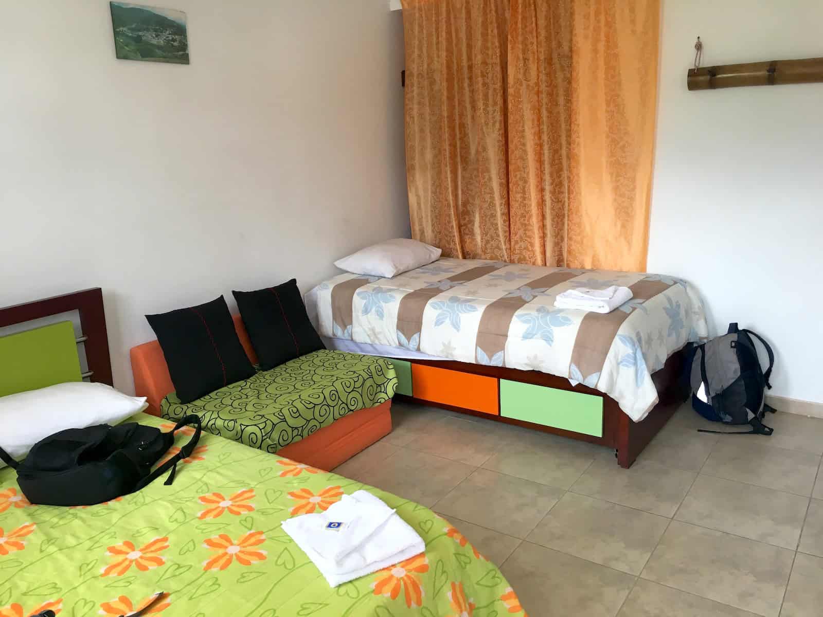 Room at Hostal Los Guaduales in Salento, Quindío, Colombia