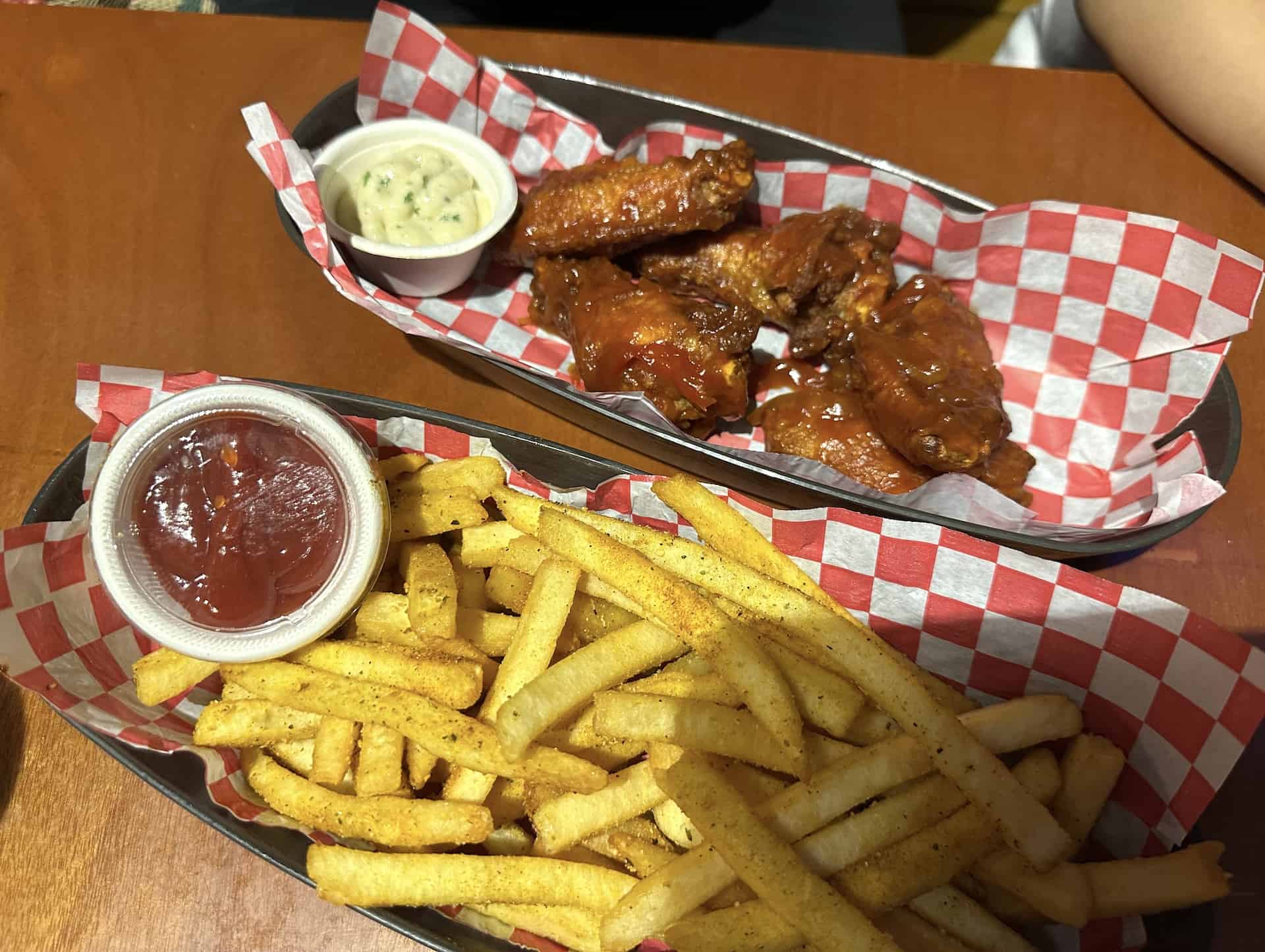 Wings at Local Store Aruba