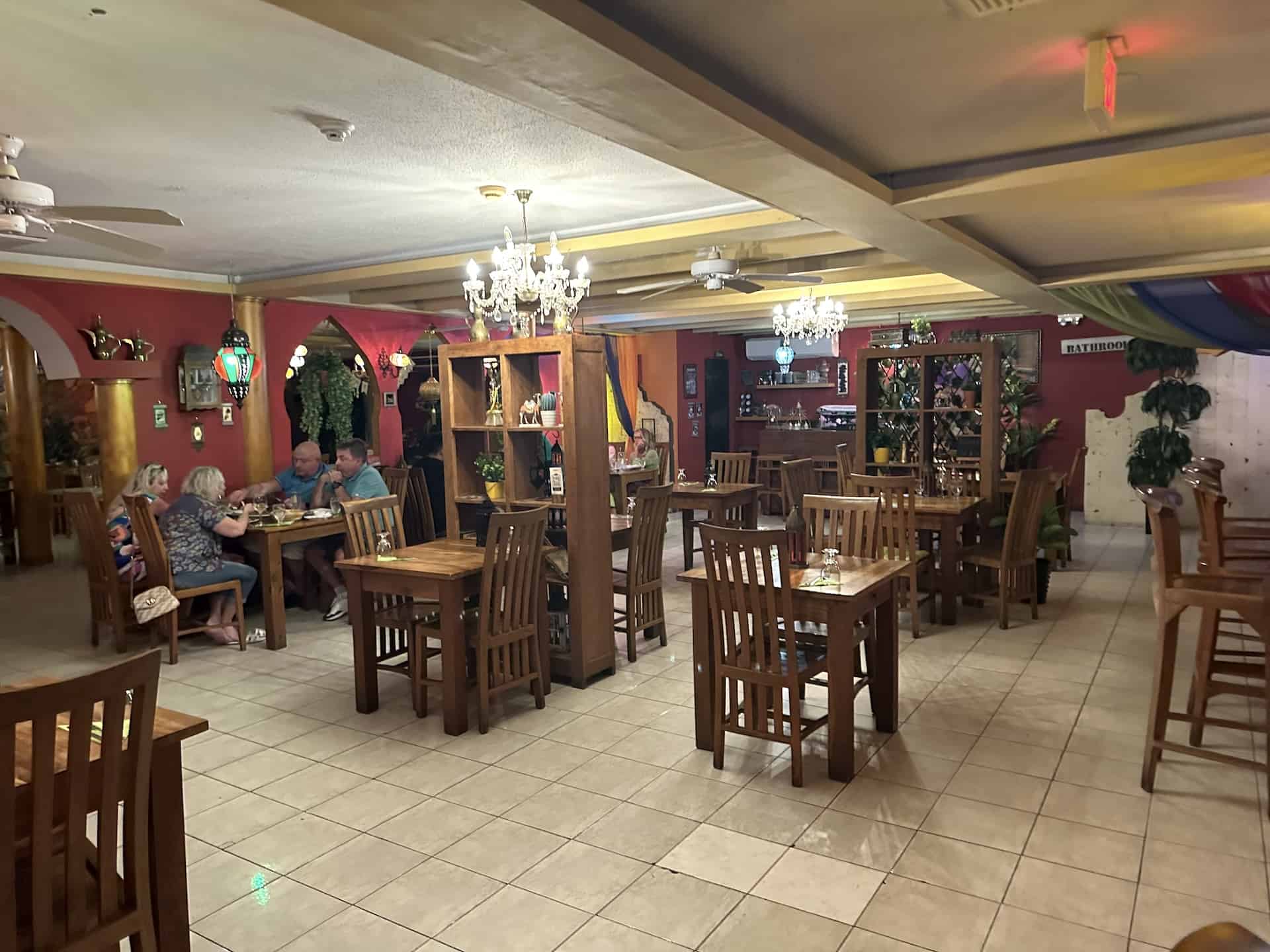 Dining room at Sultan in Palm Beach, Noord, Aruba