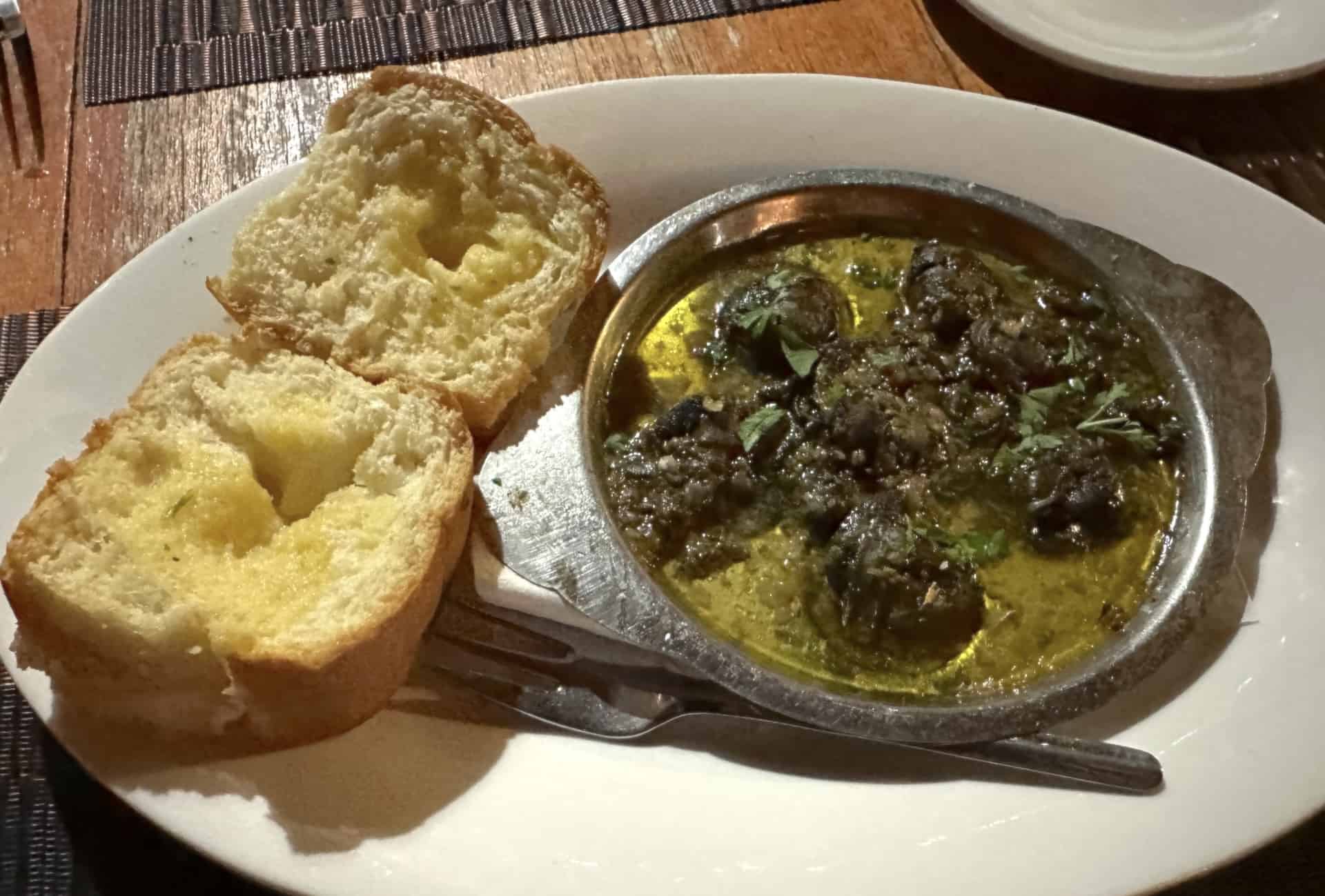 Escargot at the Old Cunucu House