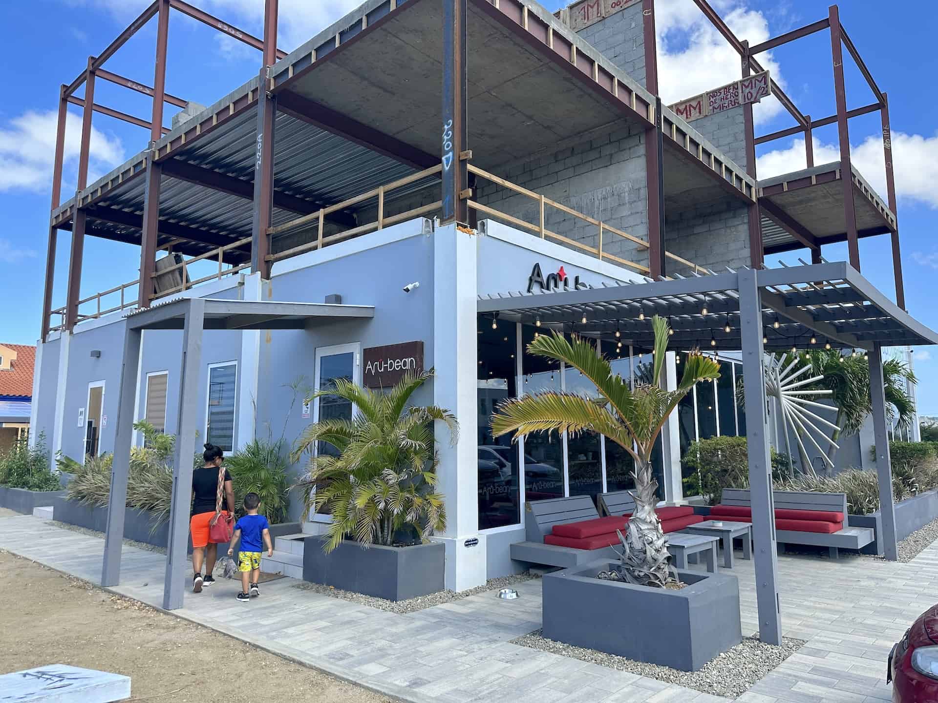 Aru-bean Coffeehouse and Brasserie at Eagle Beach in Aruba