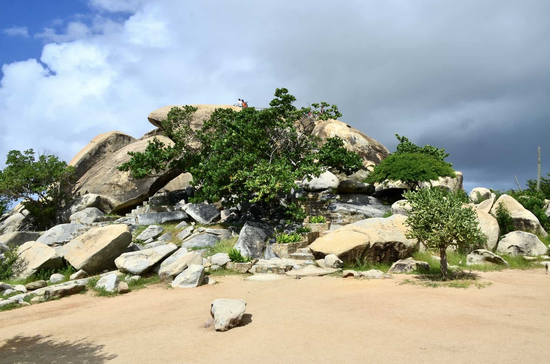 Largest rock at the Casibari Rock Formations in Paradera, Aruba