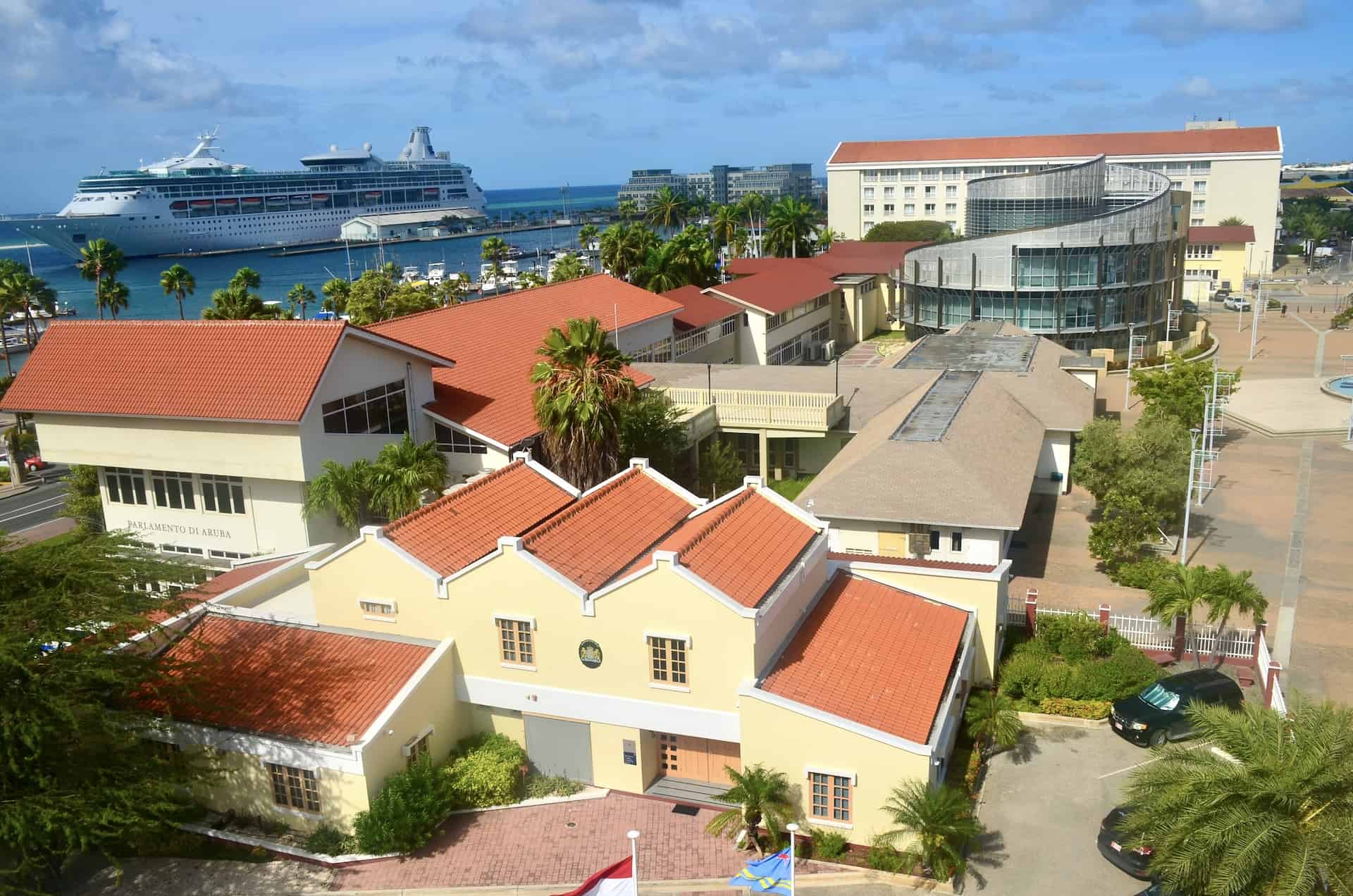 Government complex in Oranjestad, Aruba