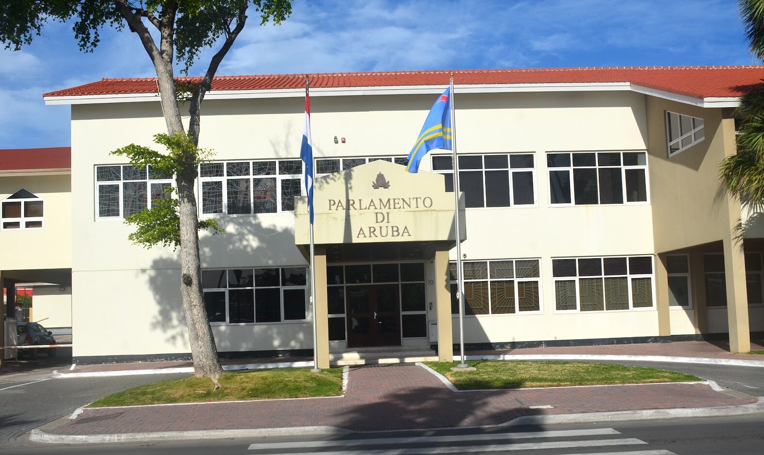 Parliament of Aruba in Oranjestad, Aruba