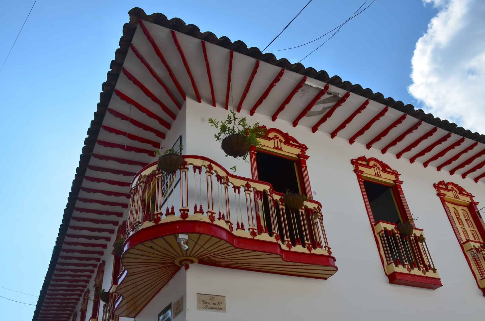 Balcony on the Rodrigo Jiménez Mejía House