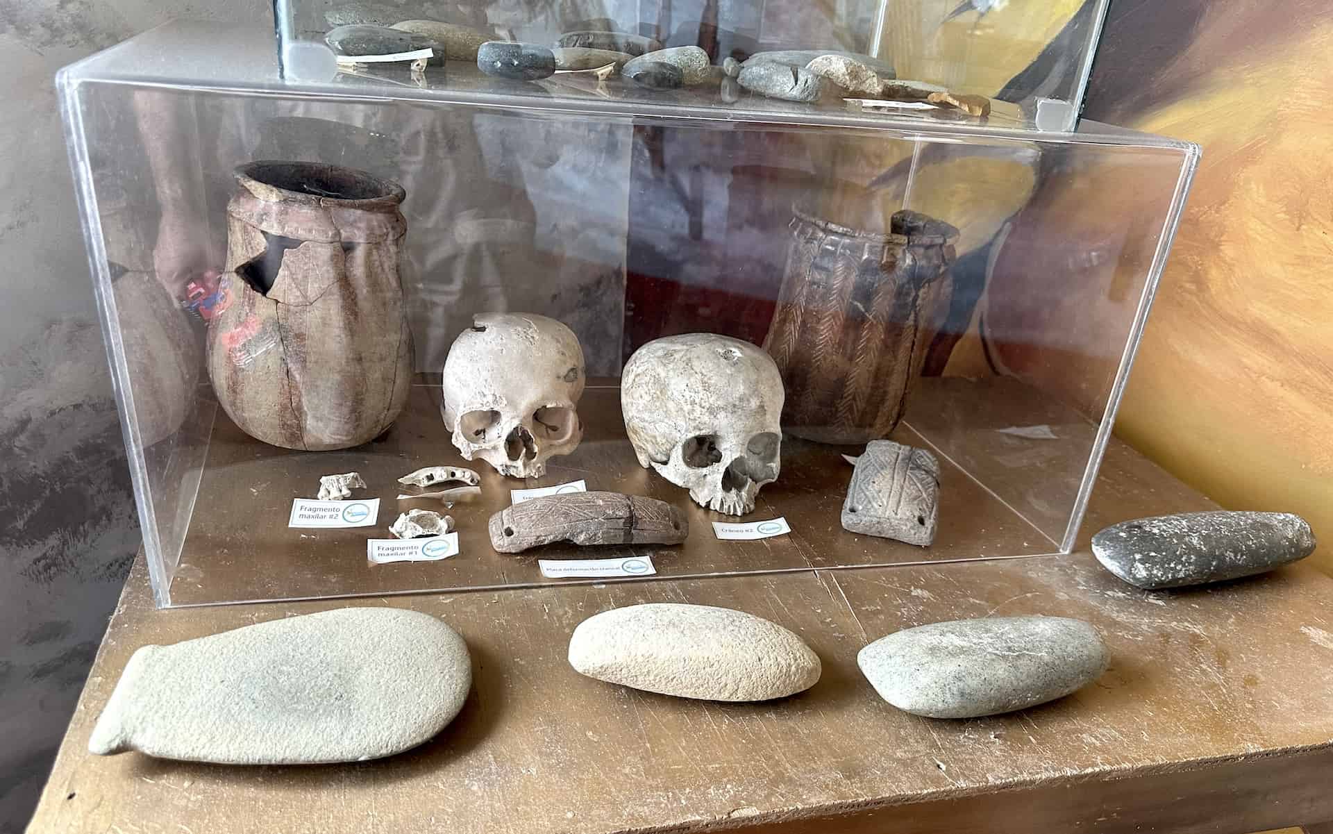 Artifacts in the Indigenous Exhibit