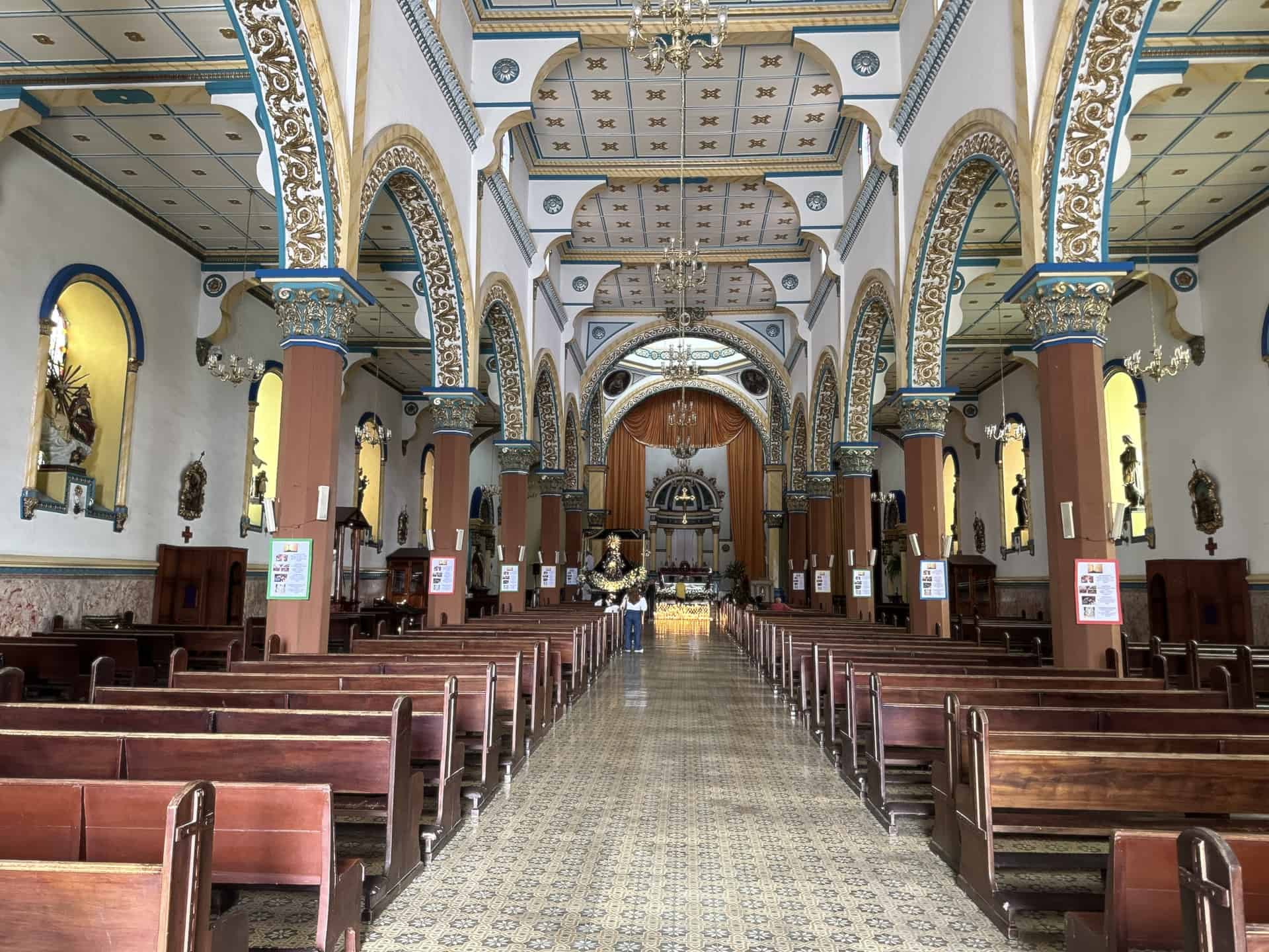 Nave of the Church of the Immaculate Conception in Aguadas, Caldas, Colombia