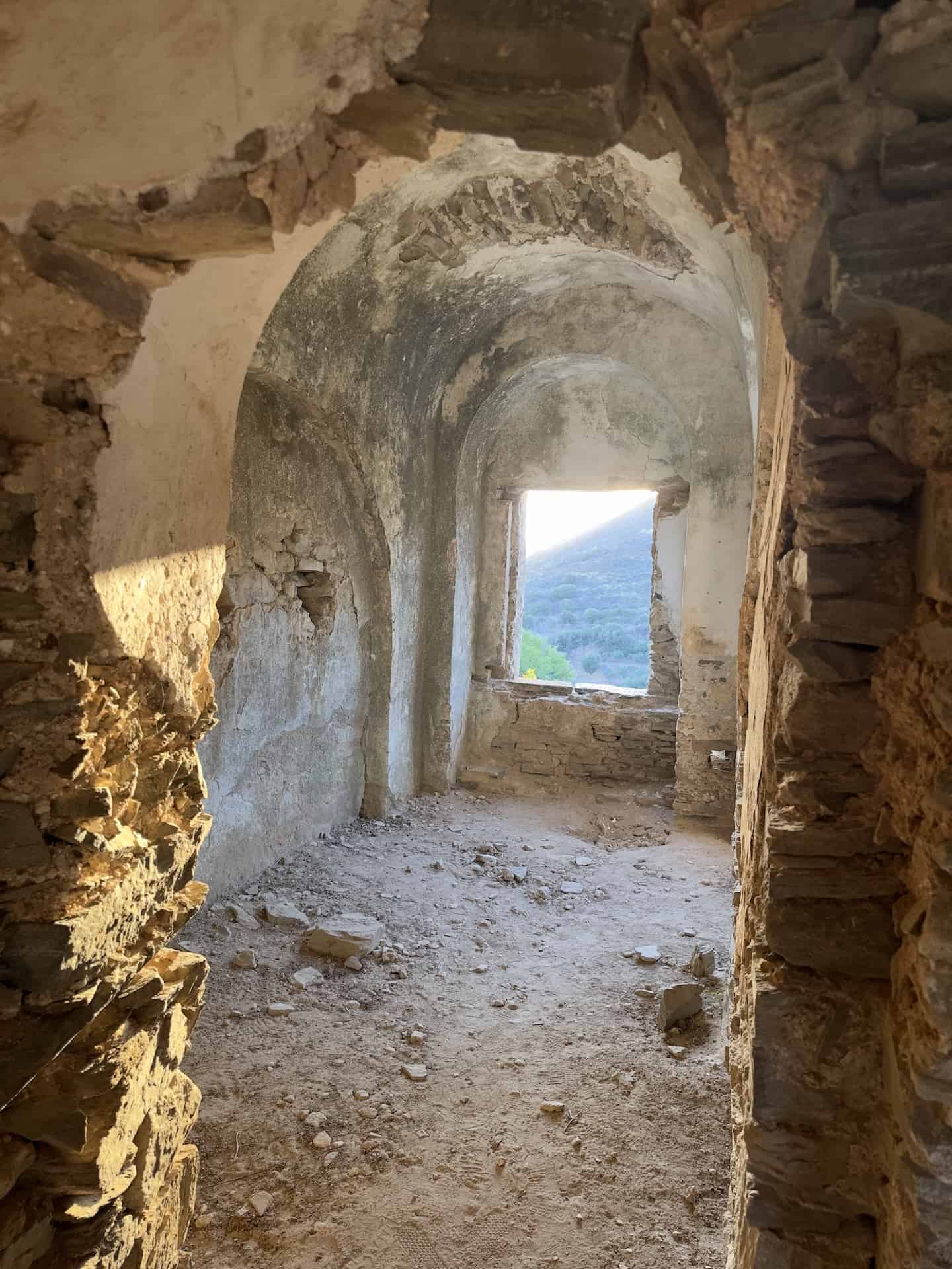 Room at Kalamitsia in Melanes, Naxos, Greece