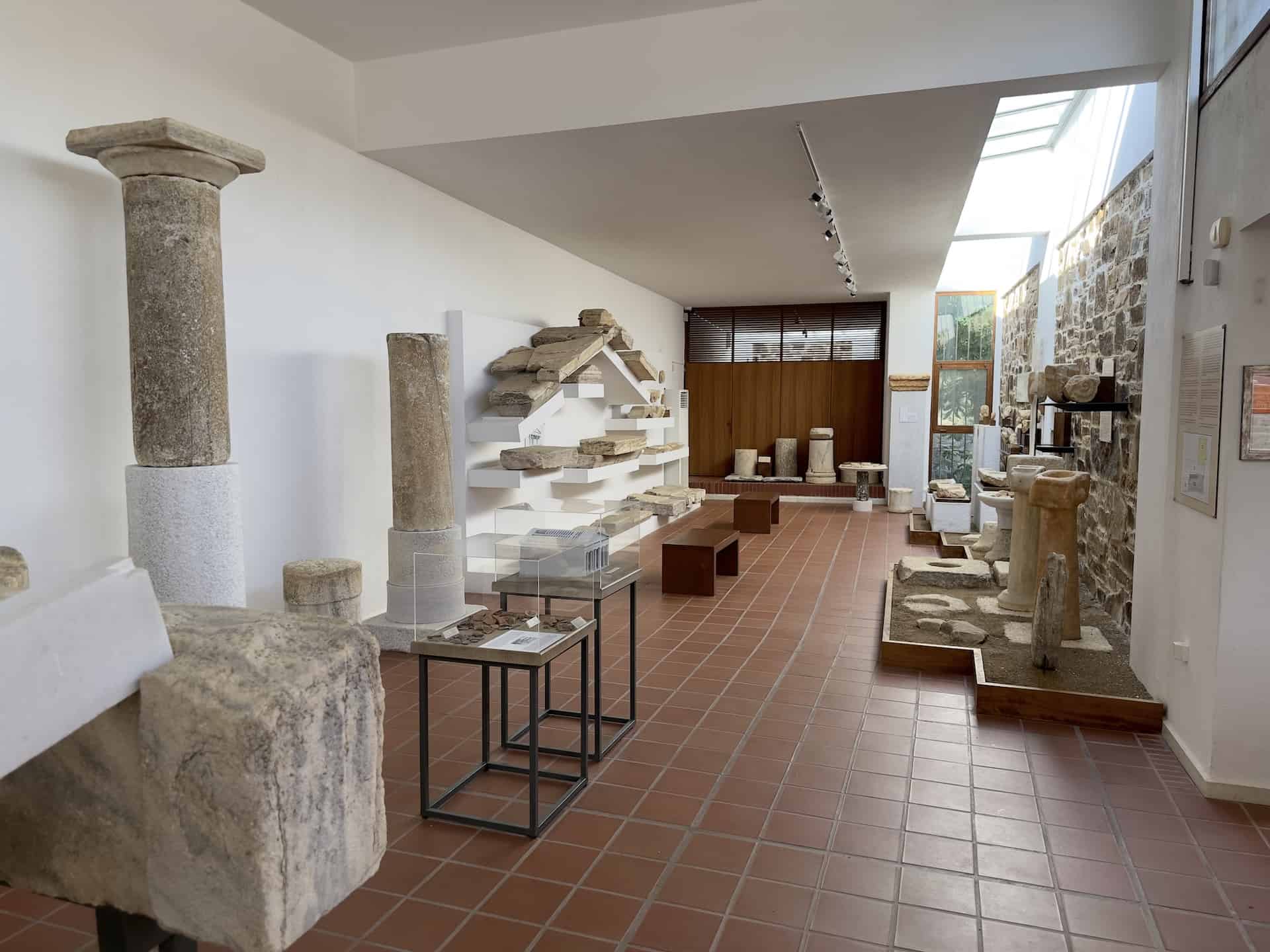 Museum at the Temple of Demeter in Naxos, Greece