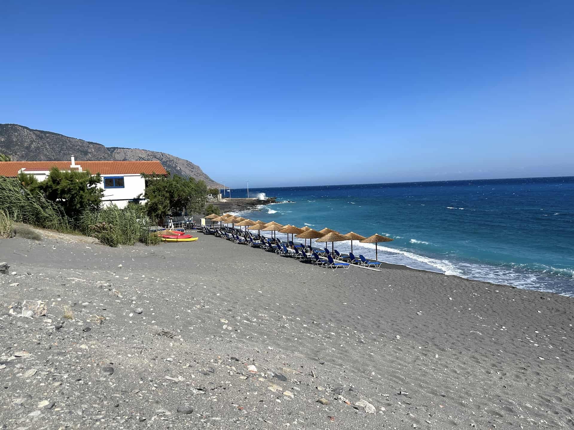 Beach at Agia Roumeli, Crete, Greece