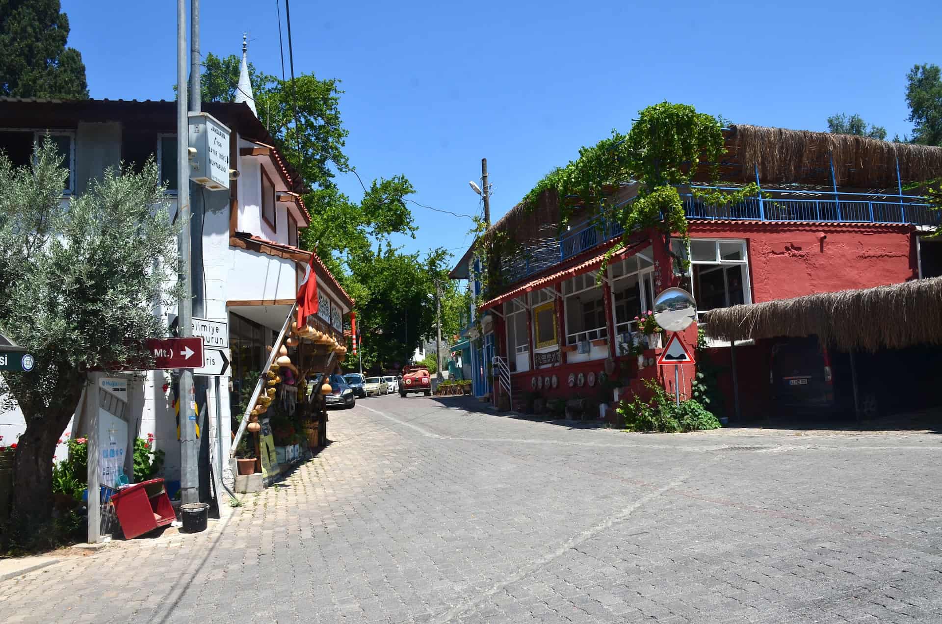 Main road through Bayır