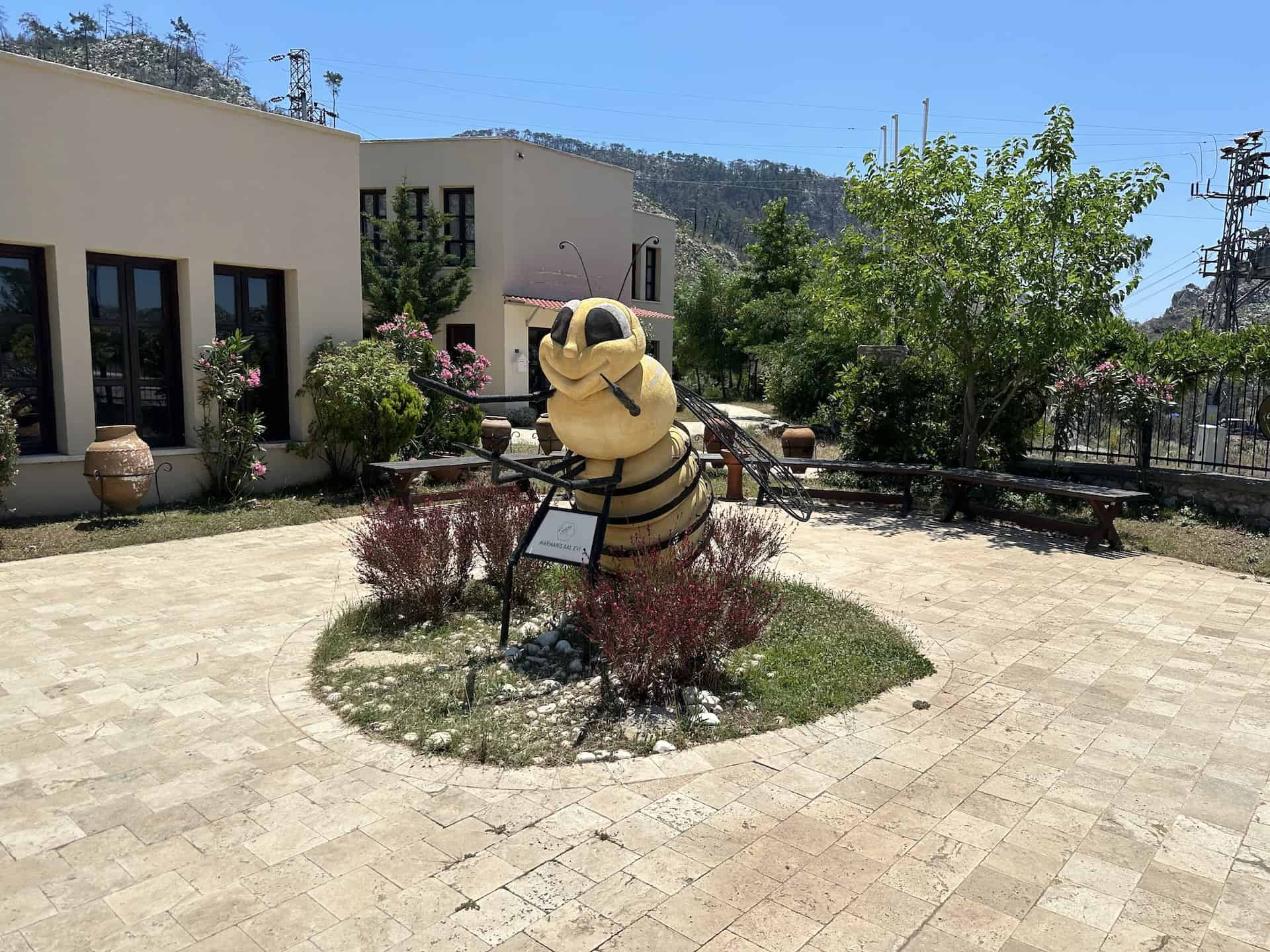 Bee statue at the Marmaris Honey House