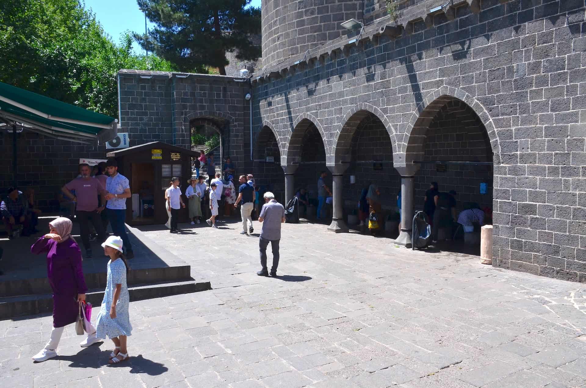 Courtyard at the Hazreti Süleyman Mosque