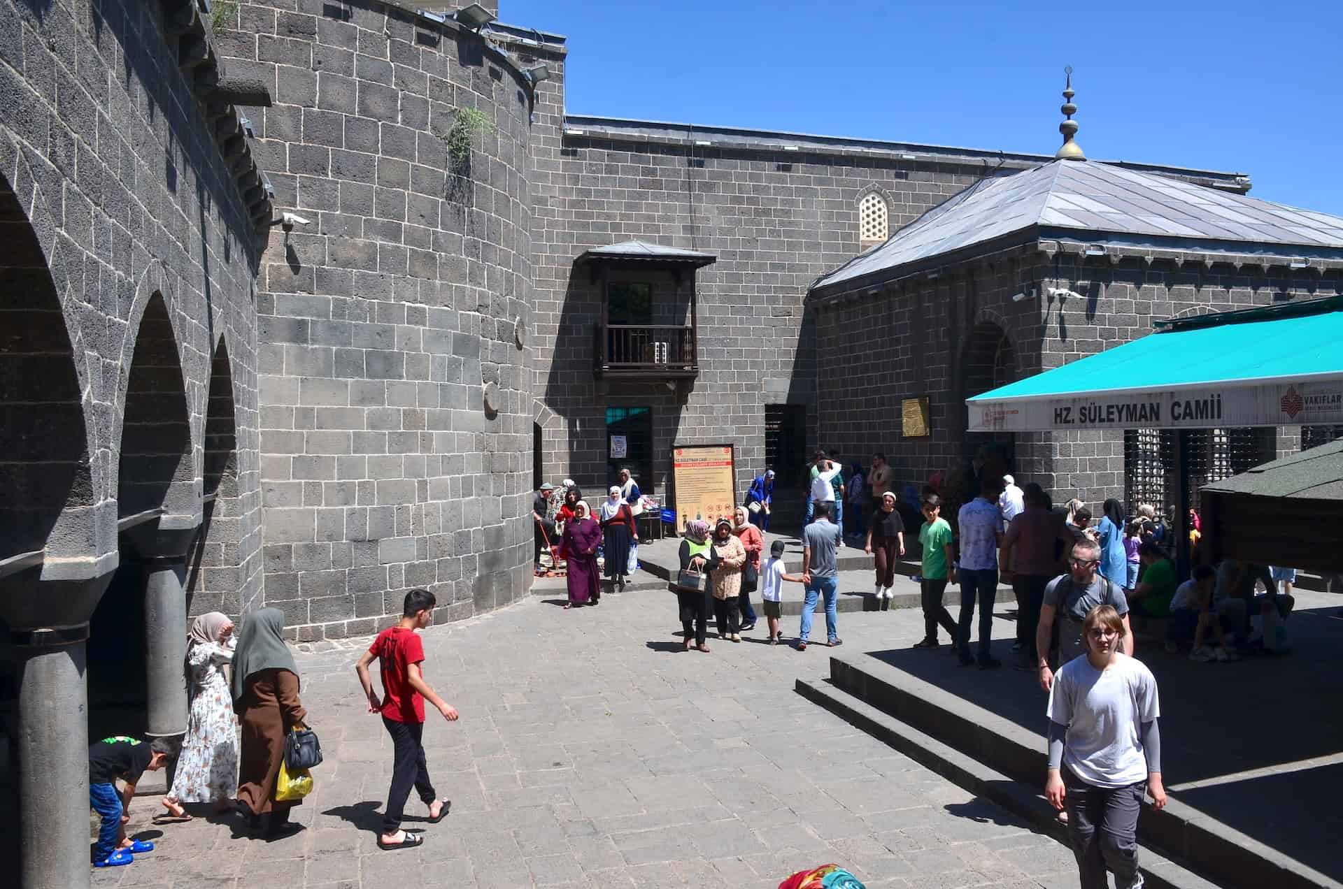 Courtyard at the Hazreti Süleyman Mosque in Diyarbakır, Turkey