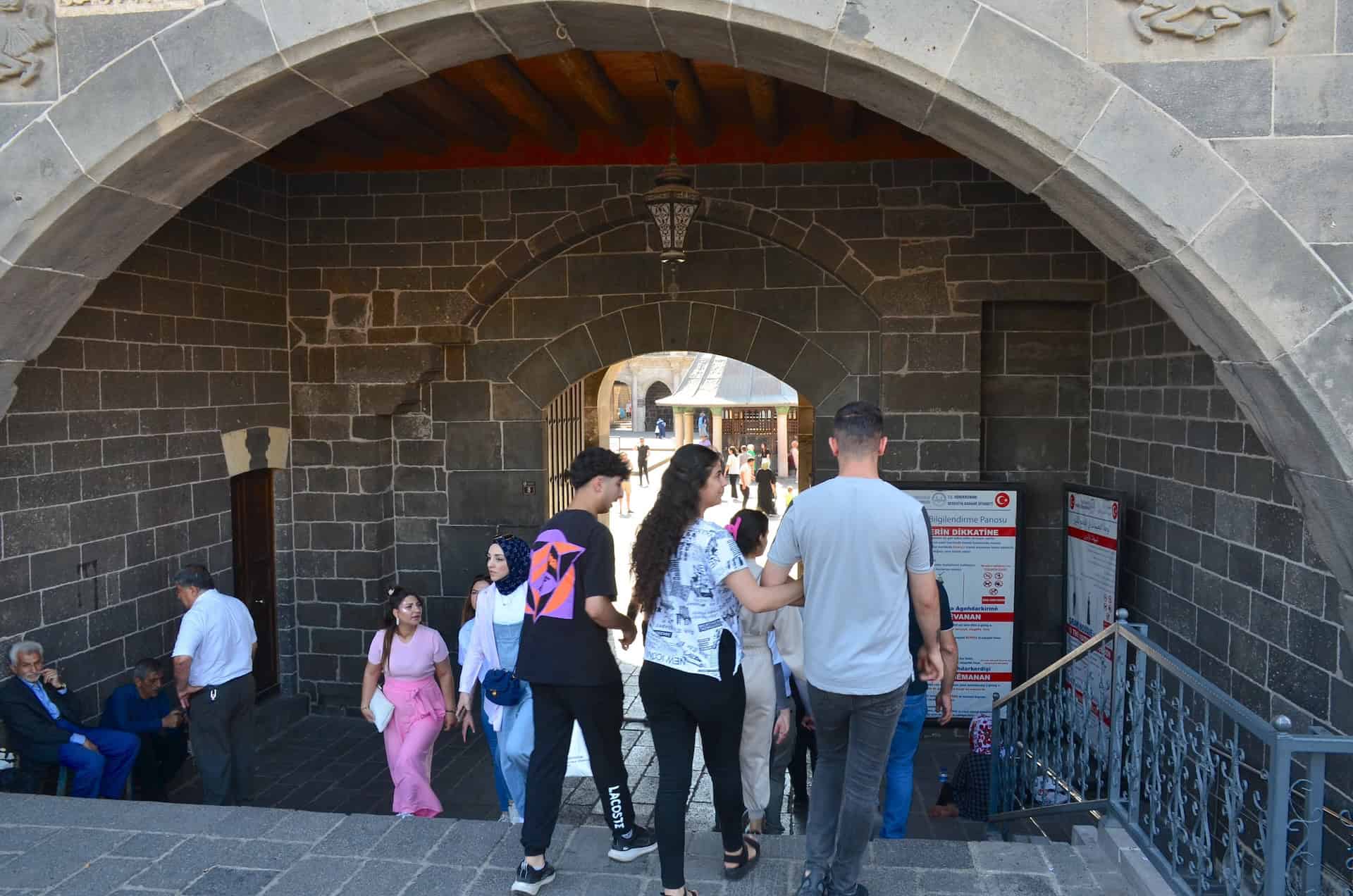 Main entrance to the courtyard