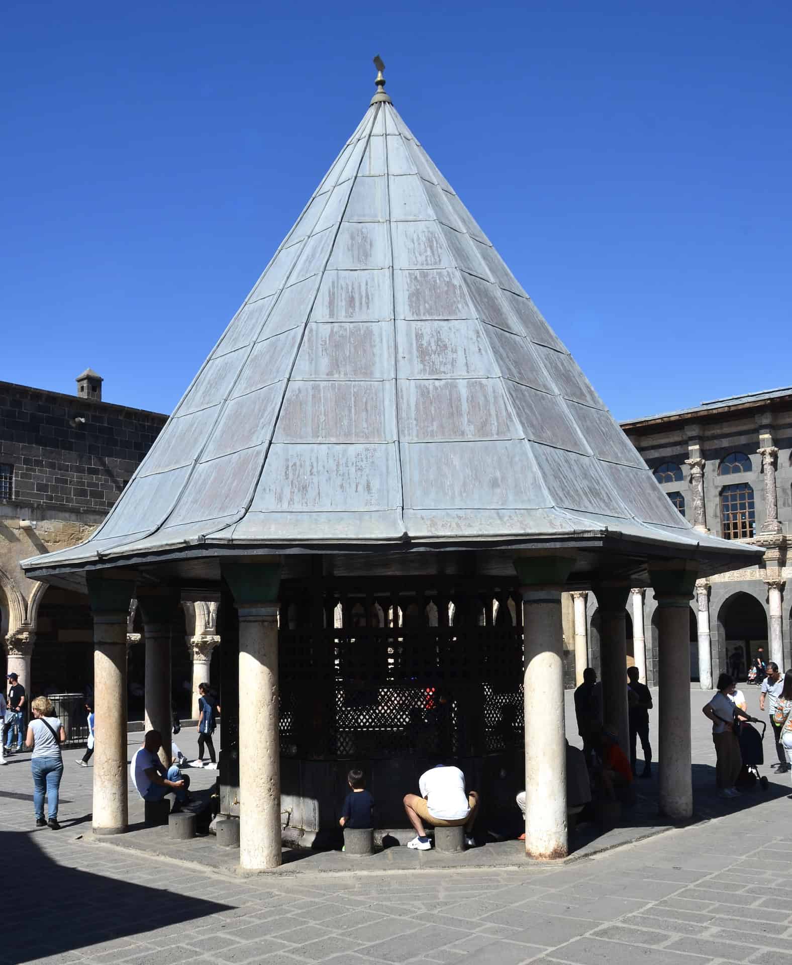 Fountain in the courtyard