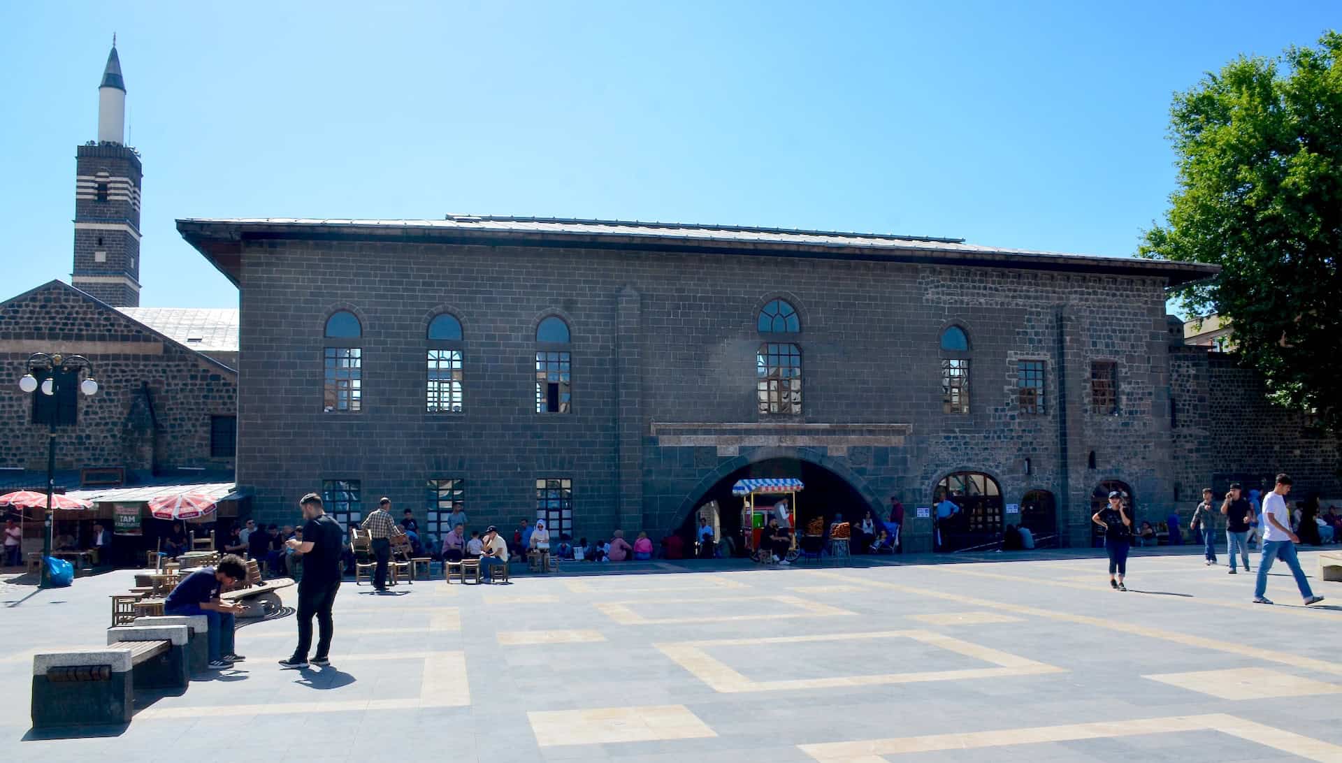 Eastern façade of the Grand Mosque of Diyarbakır