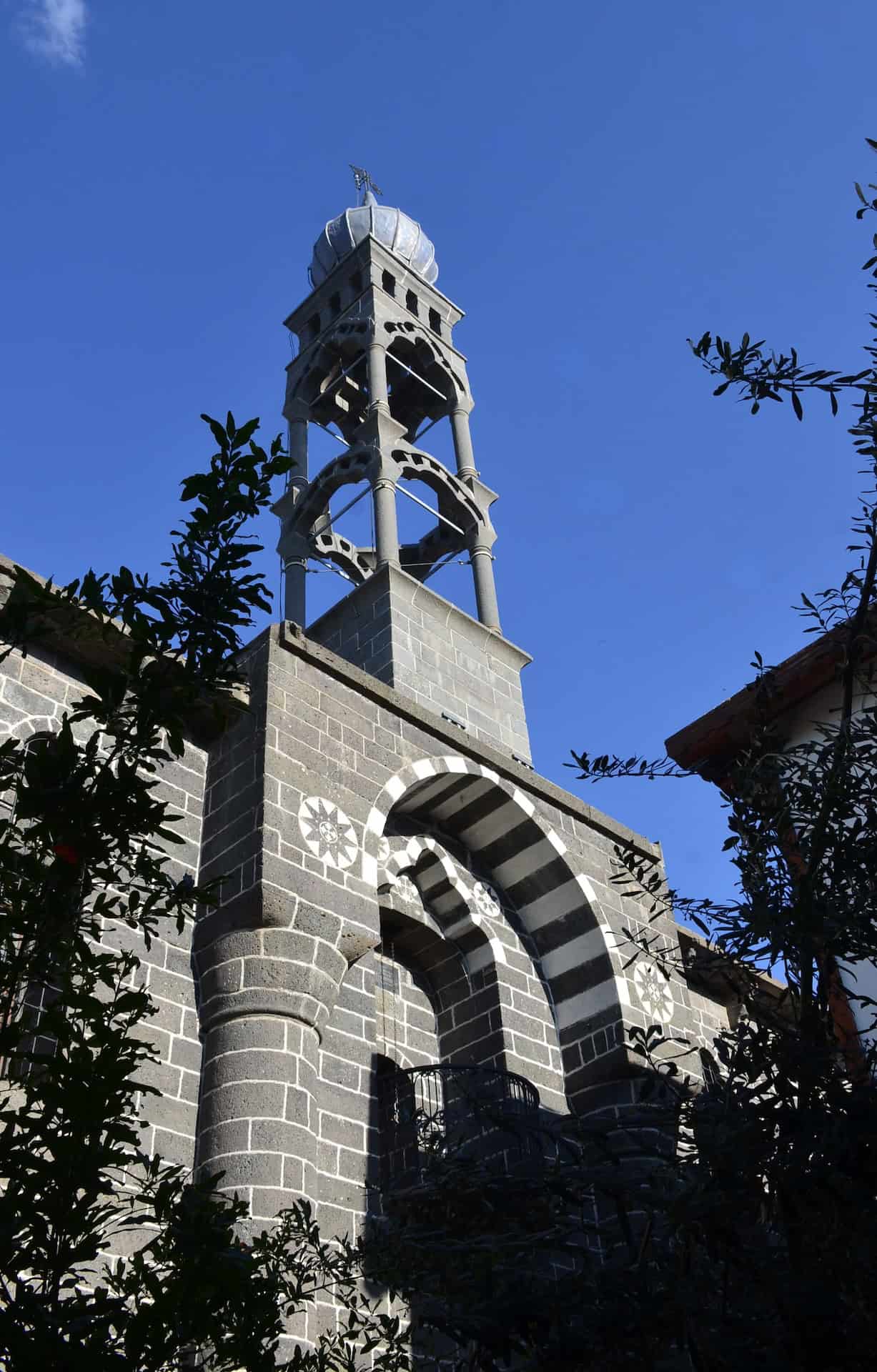 Bell tower of Surp Giragos Armenian Church in Diyarbakır, Turkey