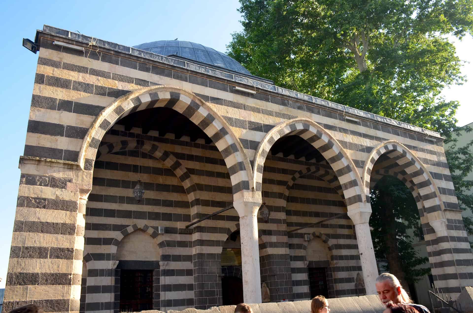 Entrance portico of the Sheikh Matar Mosque