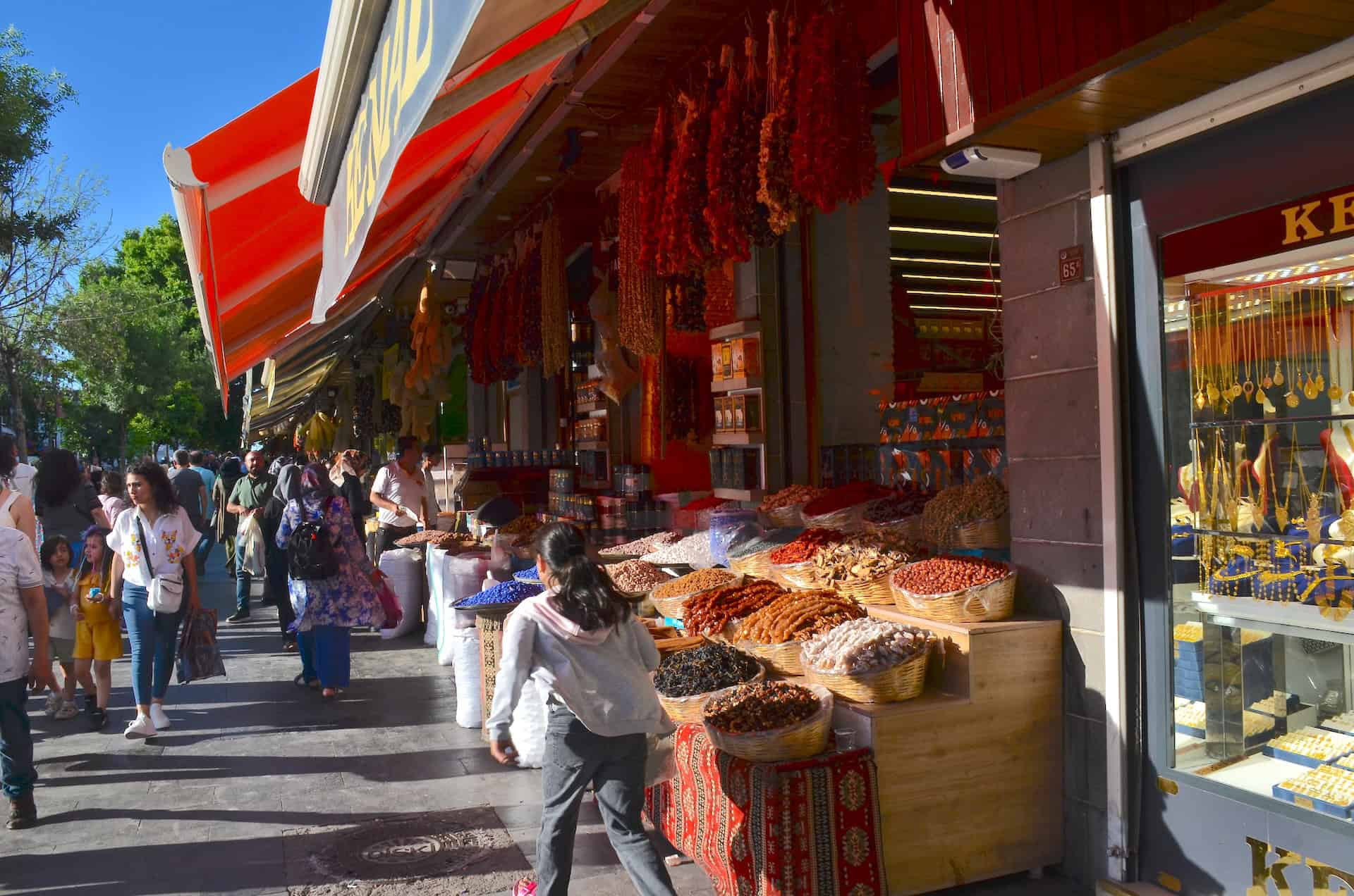 Gazi Street in Diyarbakır, Turkey