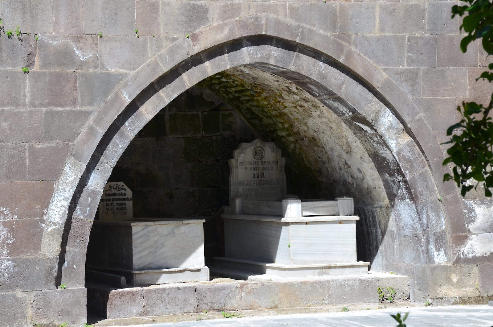 Tombs at the Şerefiye Mosque