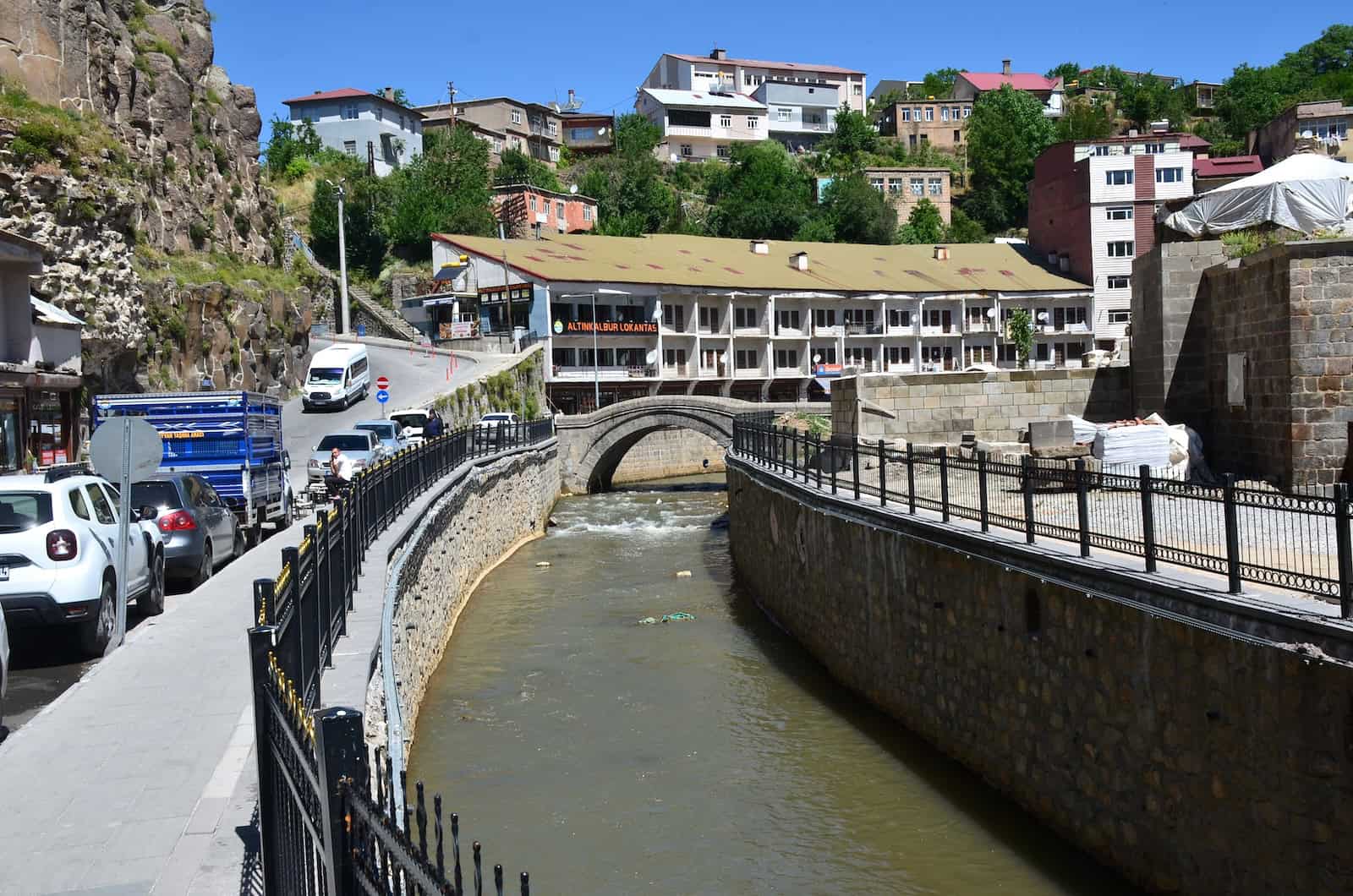 Bitlis River in Bitlis, Turkey