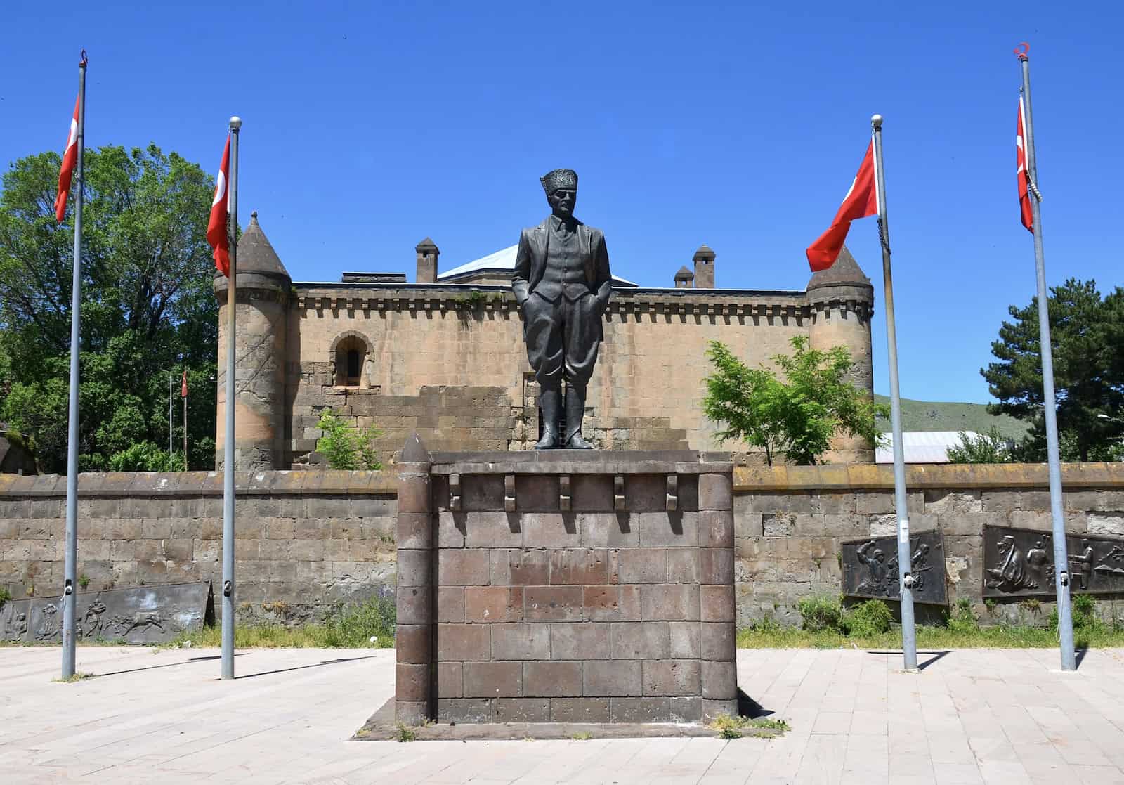 Atatürk monument in Bitlis, Turkey