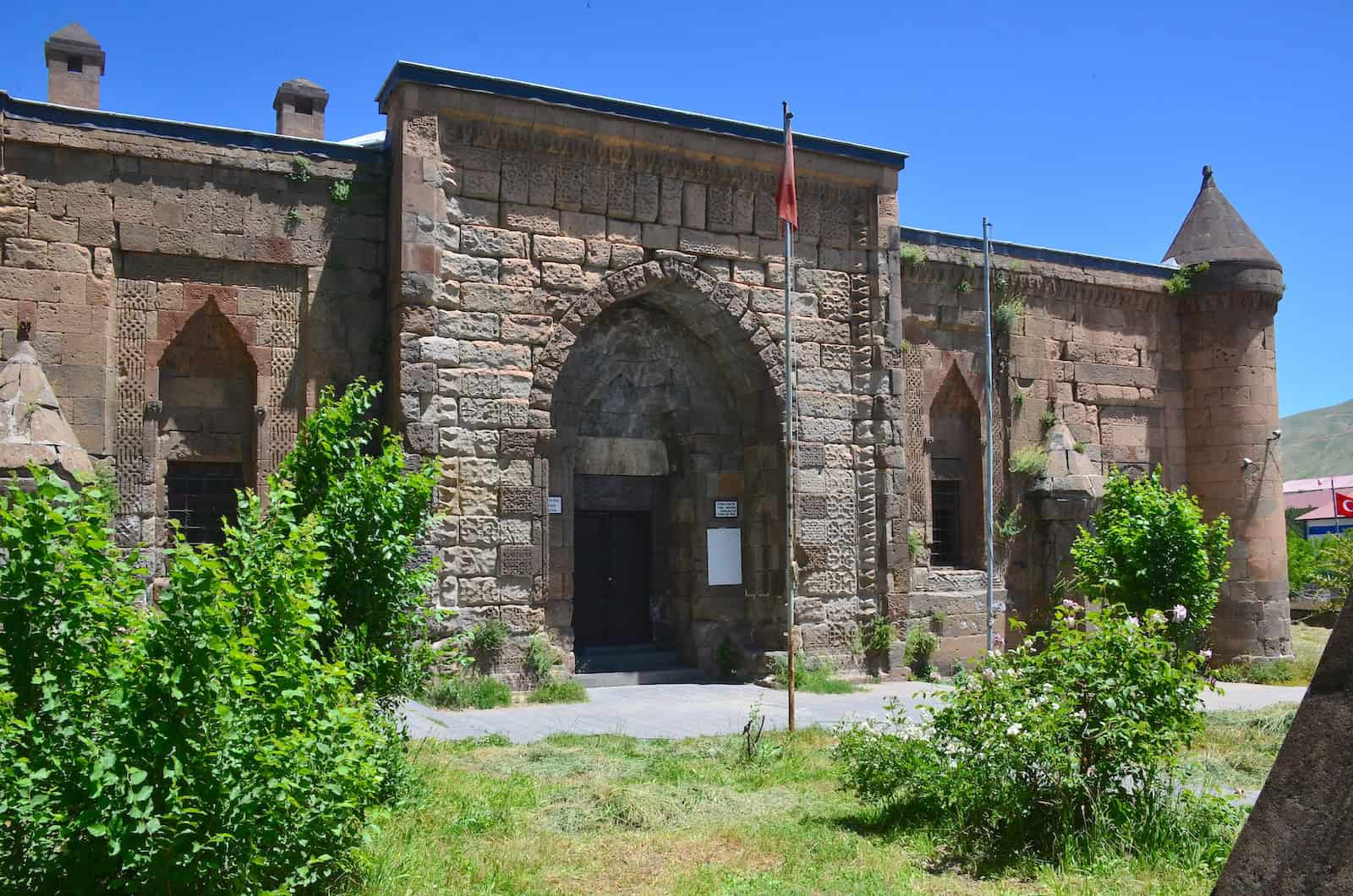 South façade of the Ihlasiye Madrasa in Bitlis, Turkey