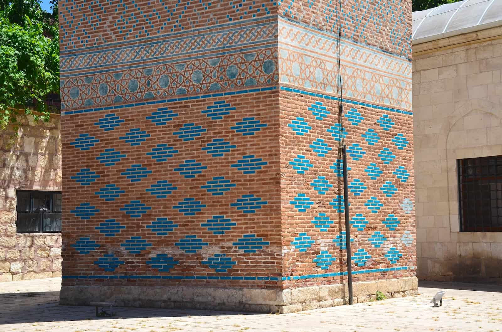 Decorations on the minaret of the Grand Mosque of Siirt