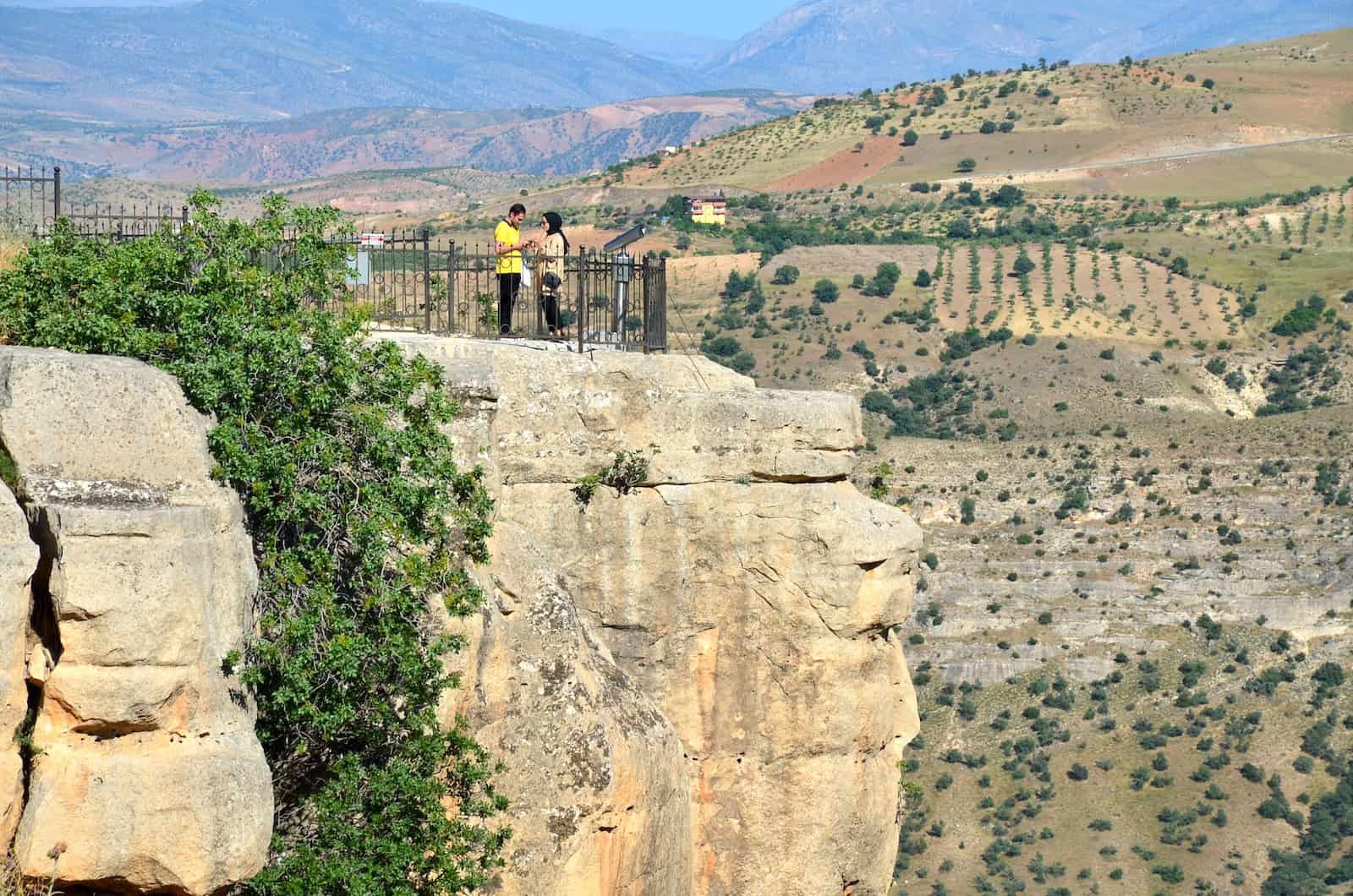 Scenic overlook at Rasıl Hacar at Botan Valley National Park near Siirt, Turkey