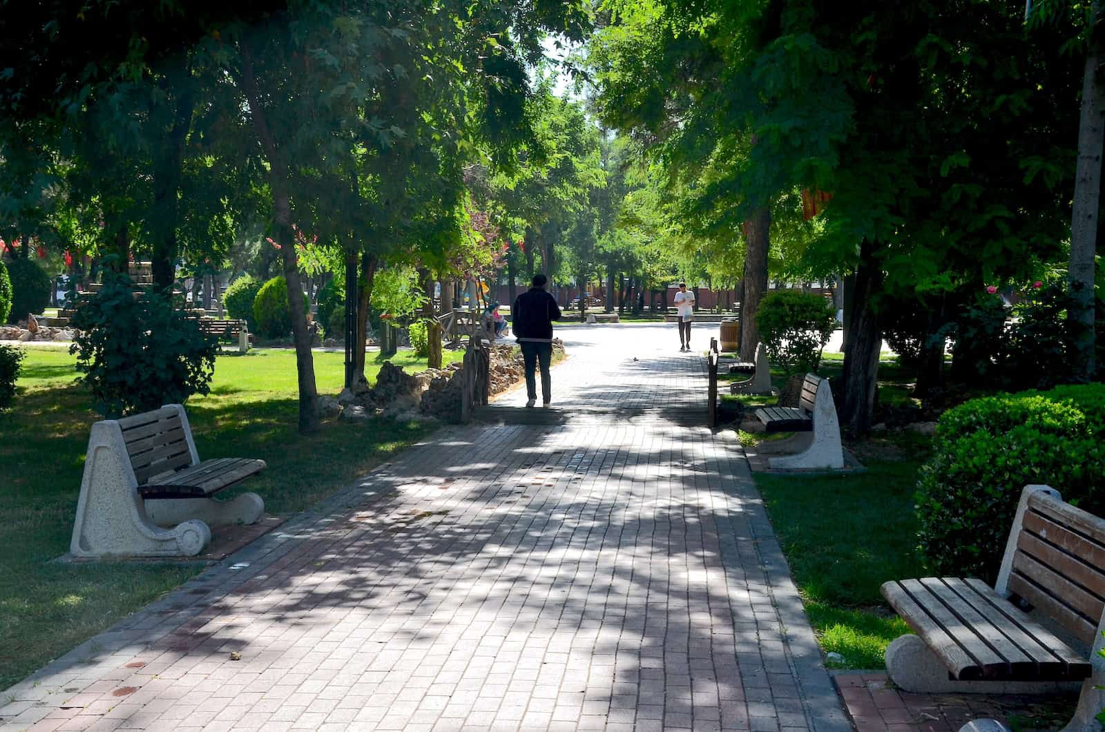 Path through Atatürk Park