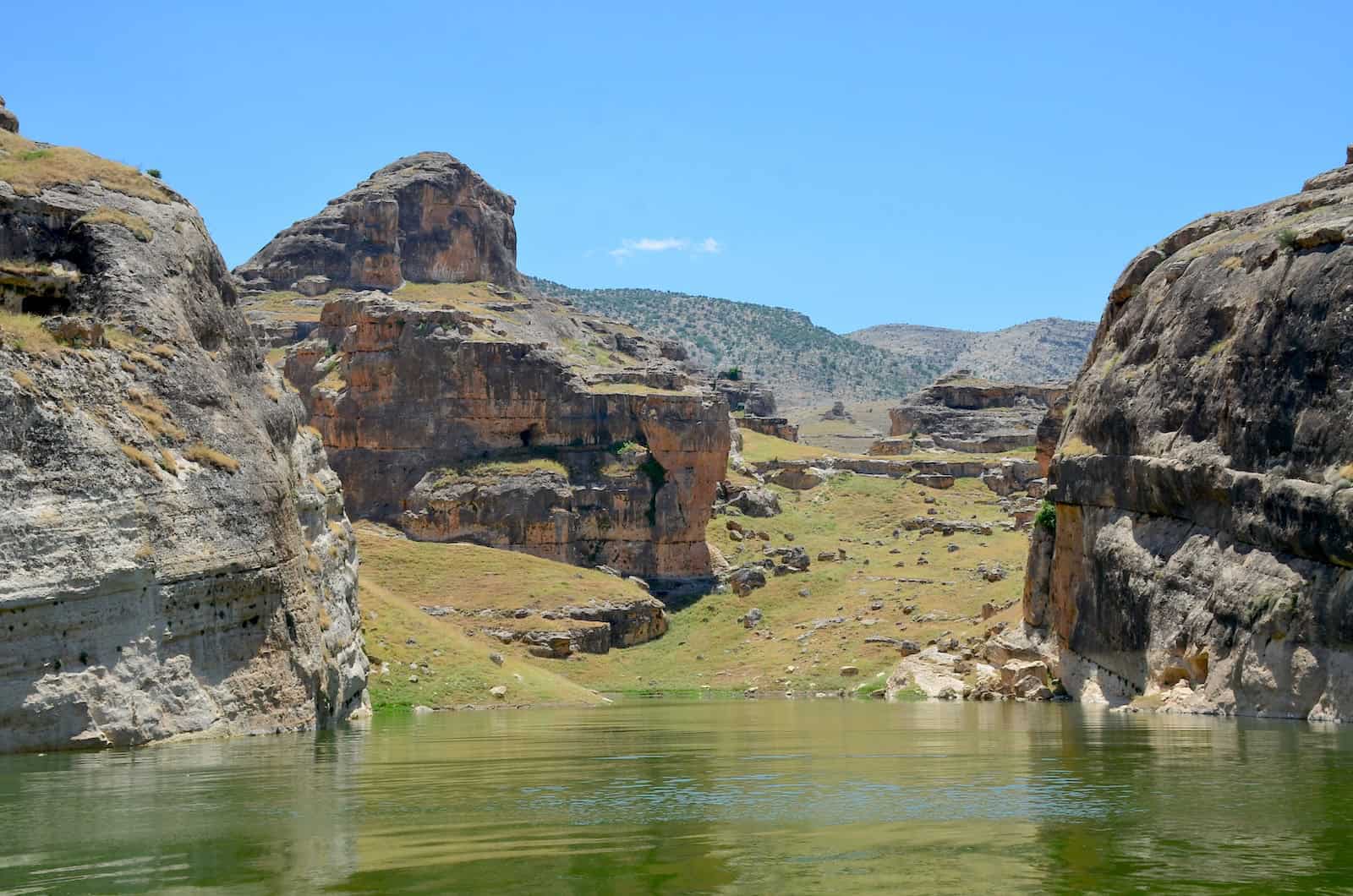 A picturesque inlet in Hasankeyf, Turkey