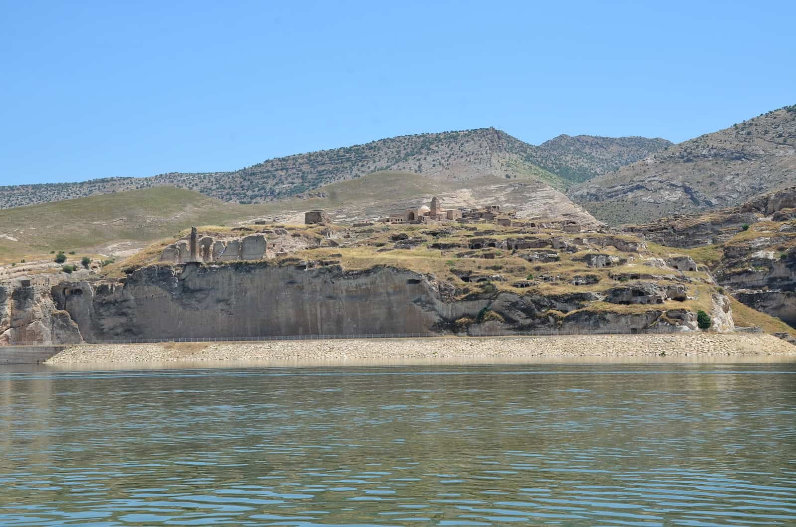 Hasankeyf Citadel in Hasankeyf, Turkey