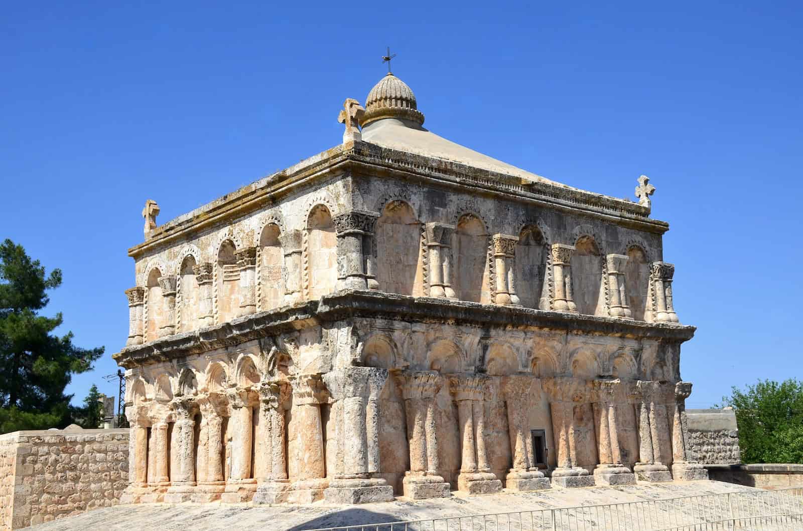 Dome of the Monastery of the Virgin Mary in Anıtlı (Hah) in the Tur Abdin, Turkey