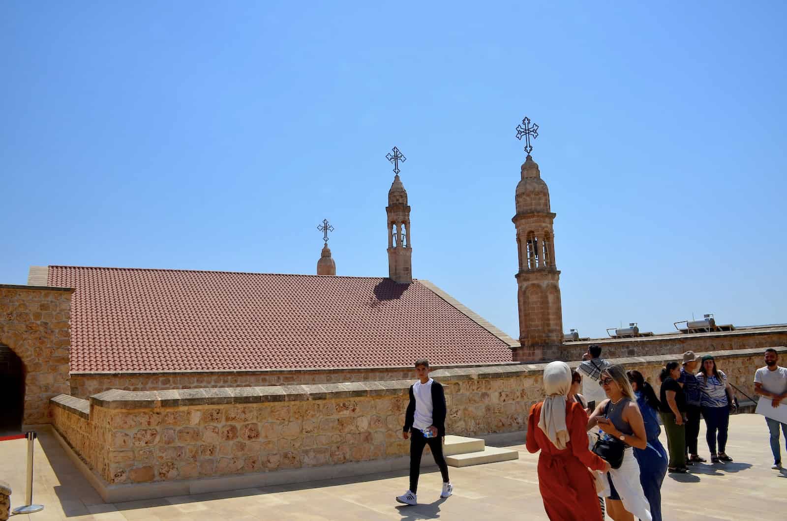 Roof of the Great Church at the Mor Gabriel Monastery