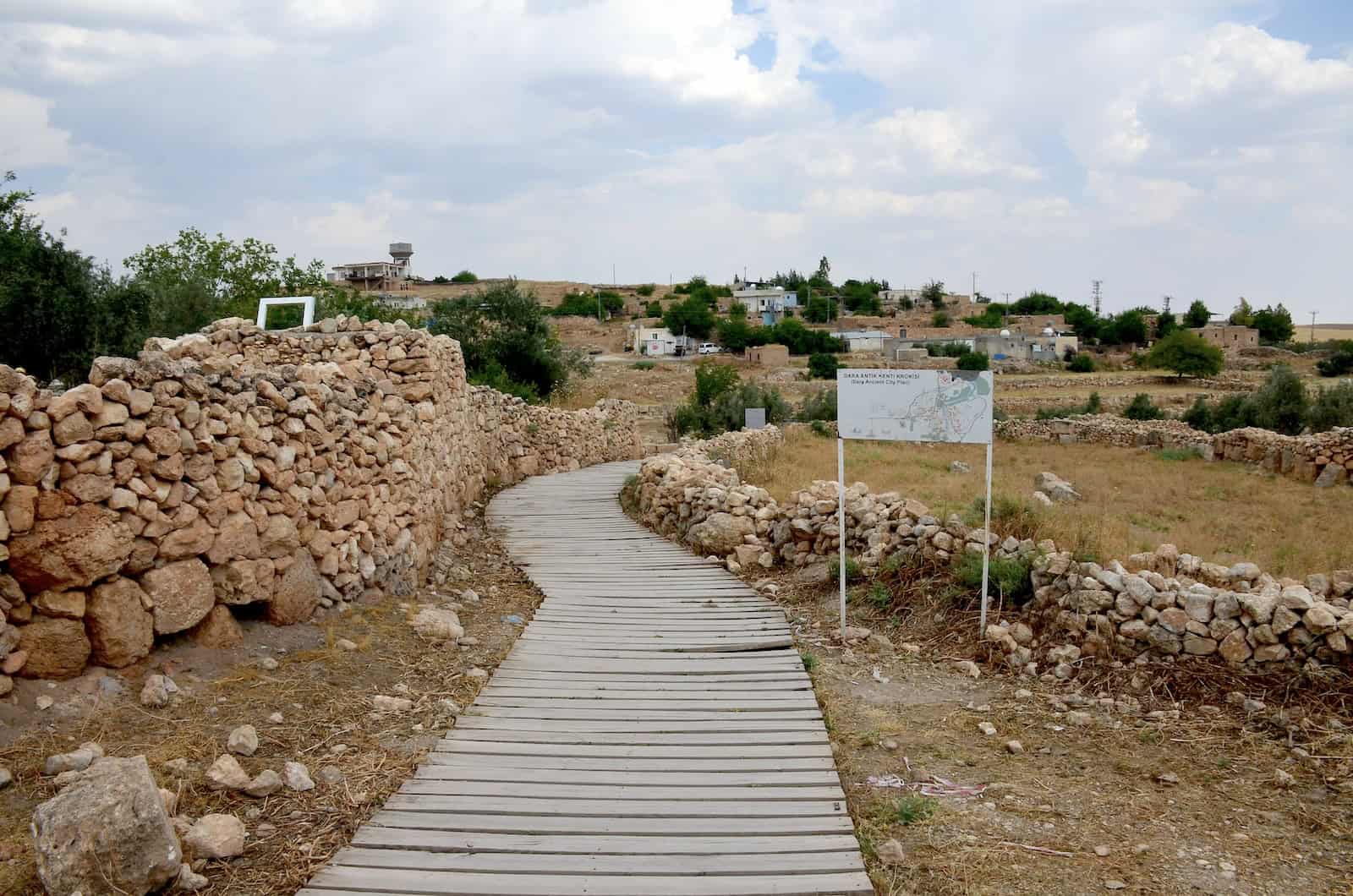 Path to the Agora in Dara, Turkey