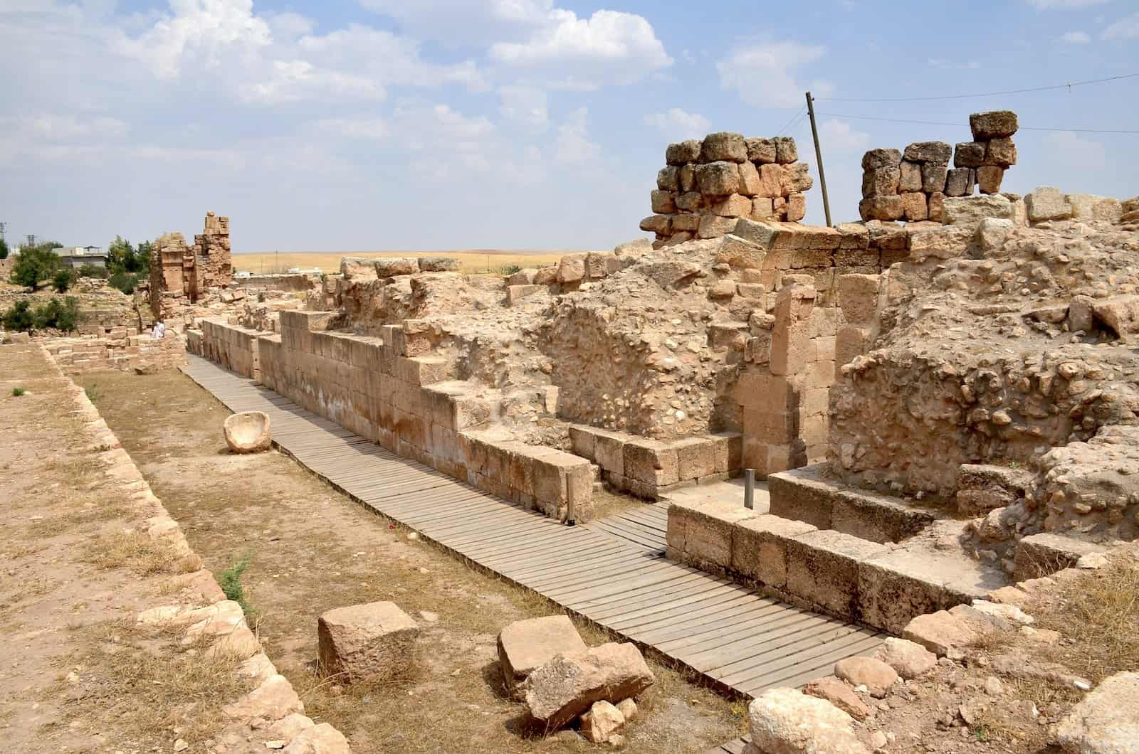 City walls in Dara, Turkey