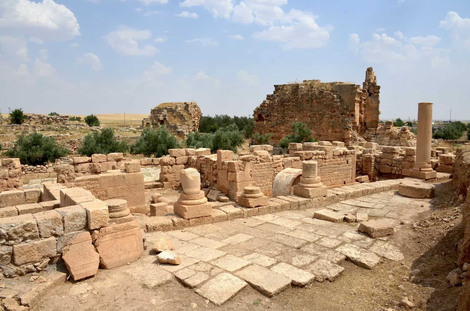 Workshops in the Agora in Dara, Turkey